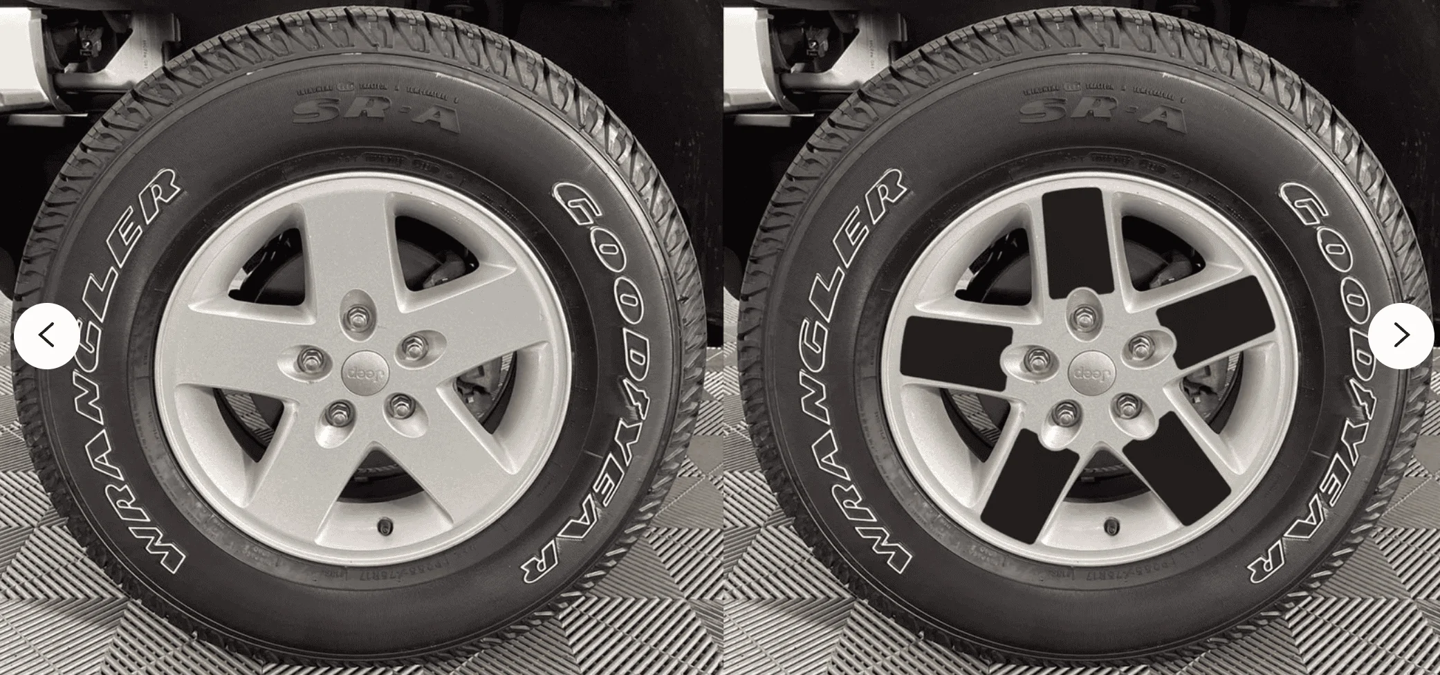 Jeep Wrangler JL Shine Graffix wheel decals? her