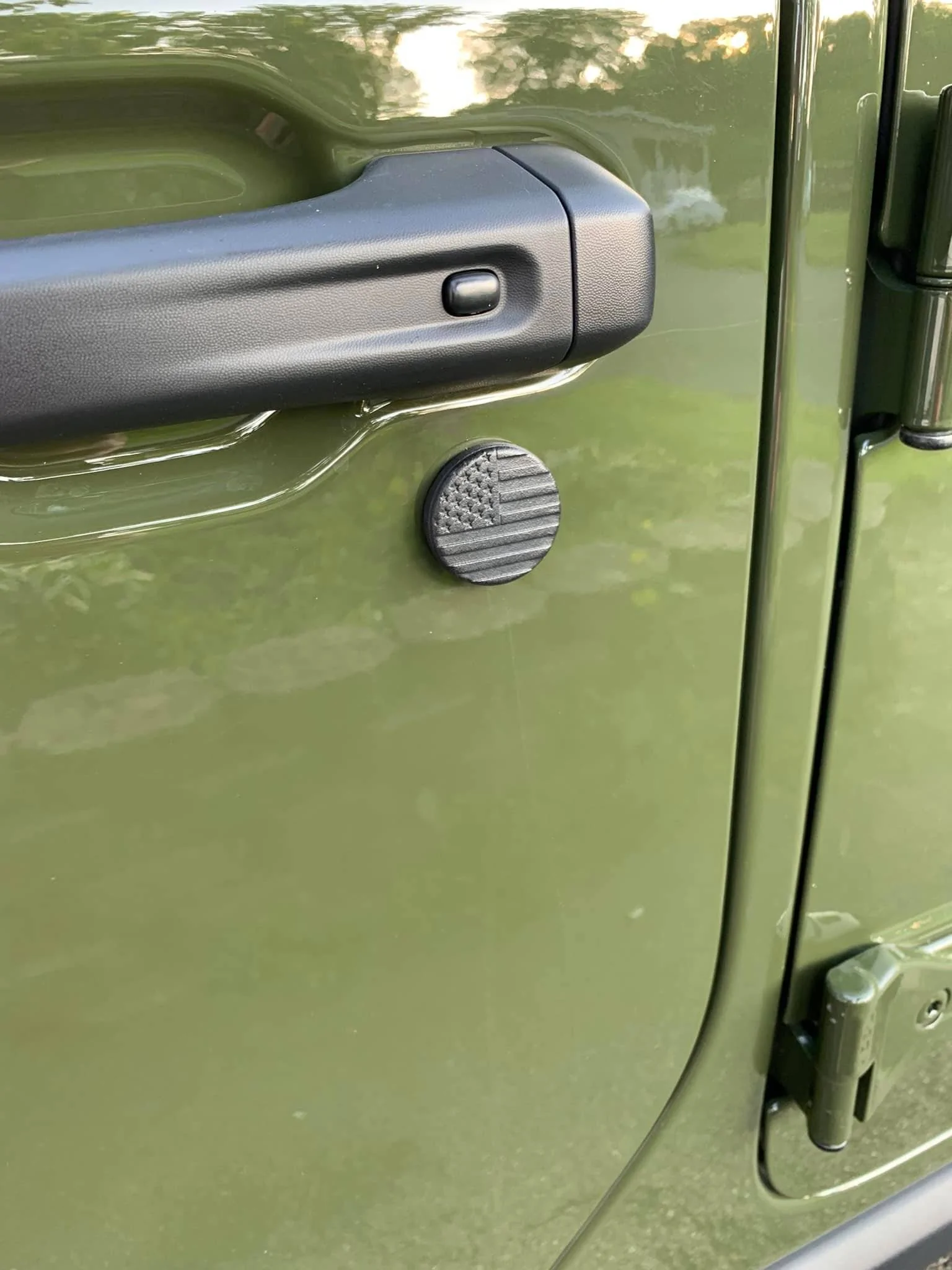 Jeep Wrangler JL ? Threedom Custom Design Key Lock Caps? Flag key hole cover on  Facebbok Jeep  Wrangler Forum