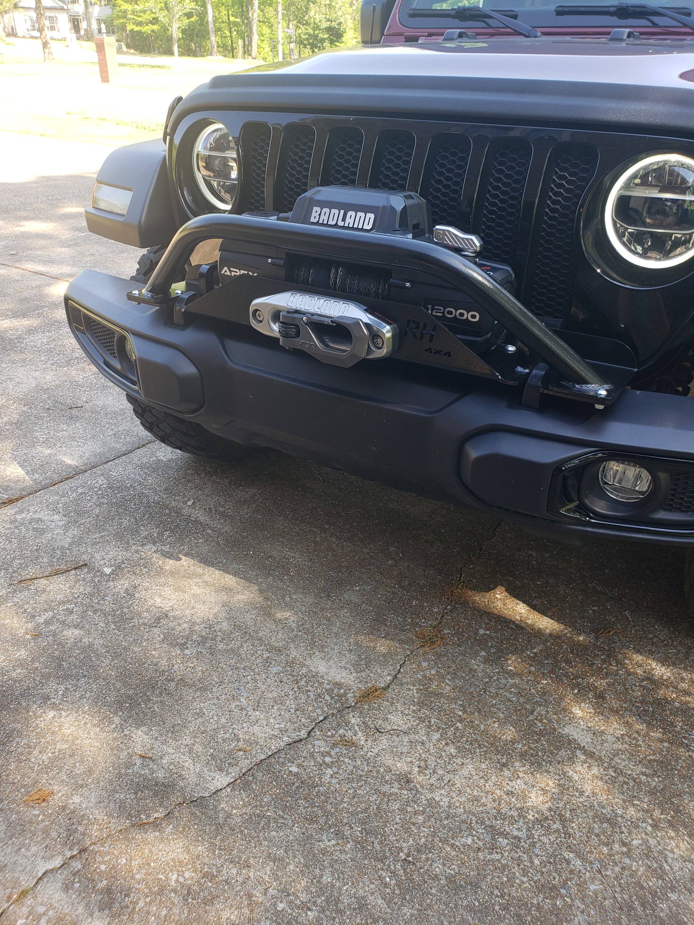 Jeep Wrangler JL Winch mount plate recommendations. 20220423_111233