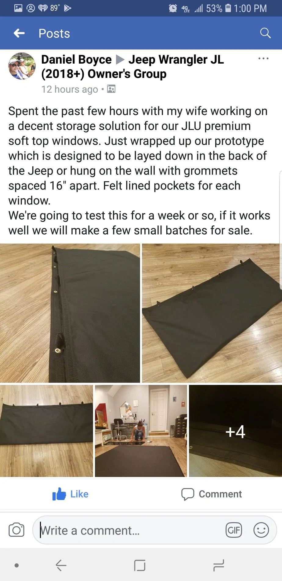 Jeep Wrangler JL Soft top window storage Screenshot_20180702-130058_Facebook