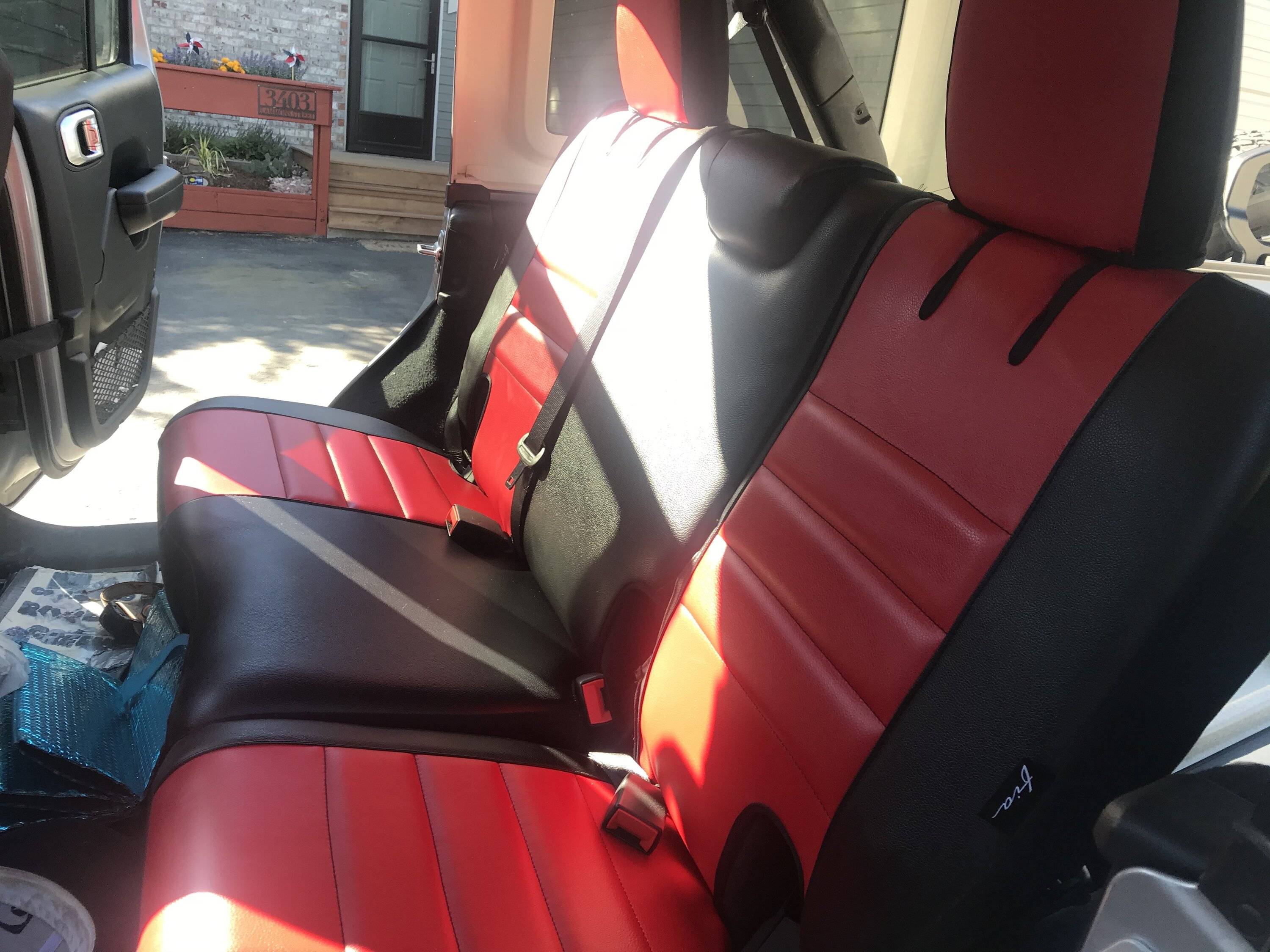Jeep Wrangler JL Seat Covers for JLURD SeatsBackSeatsFromBack