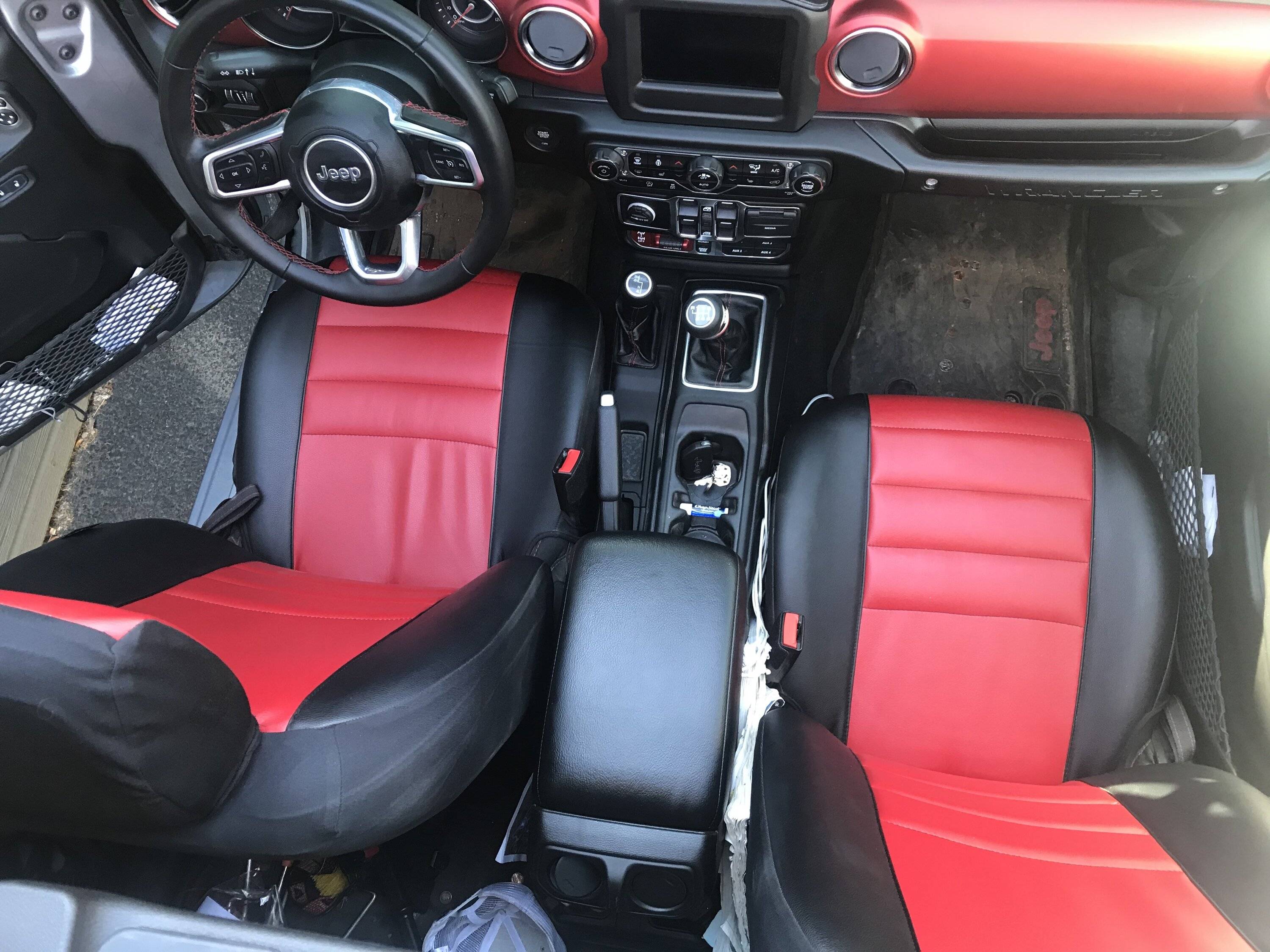 Jeep Wrangler JL Seat Covers for JLURD SeatsFromAbove