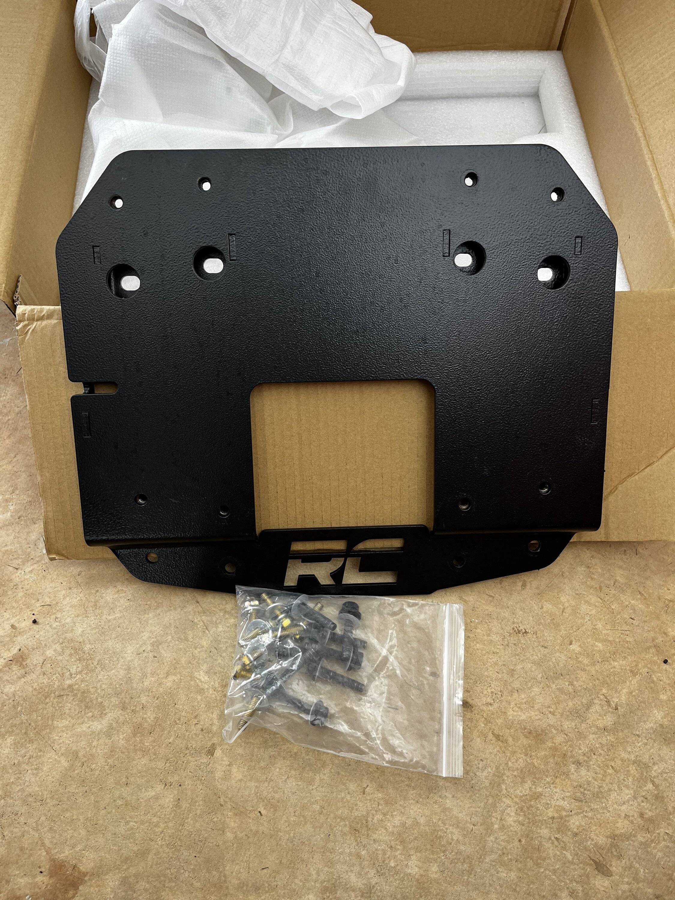 Jeep Wrangler JL Rough Country Spare Tire Relocation Bracket 77A31BF8-496D-488B-99F6-4451985DC76A