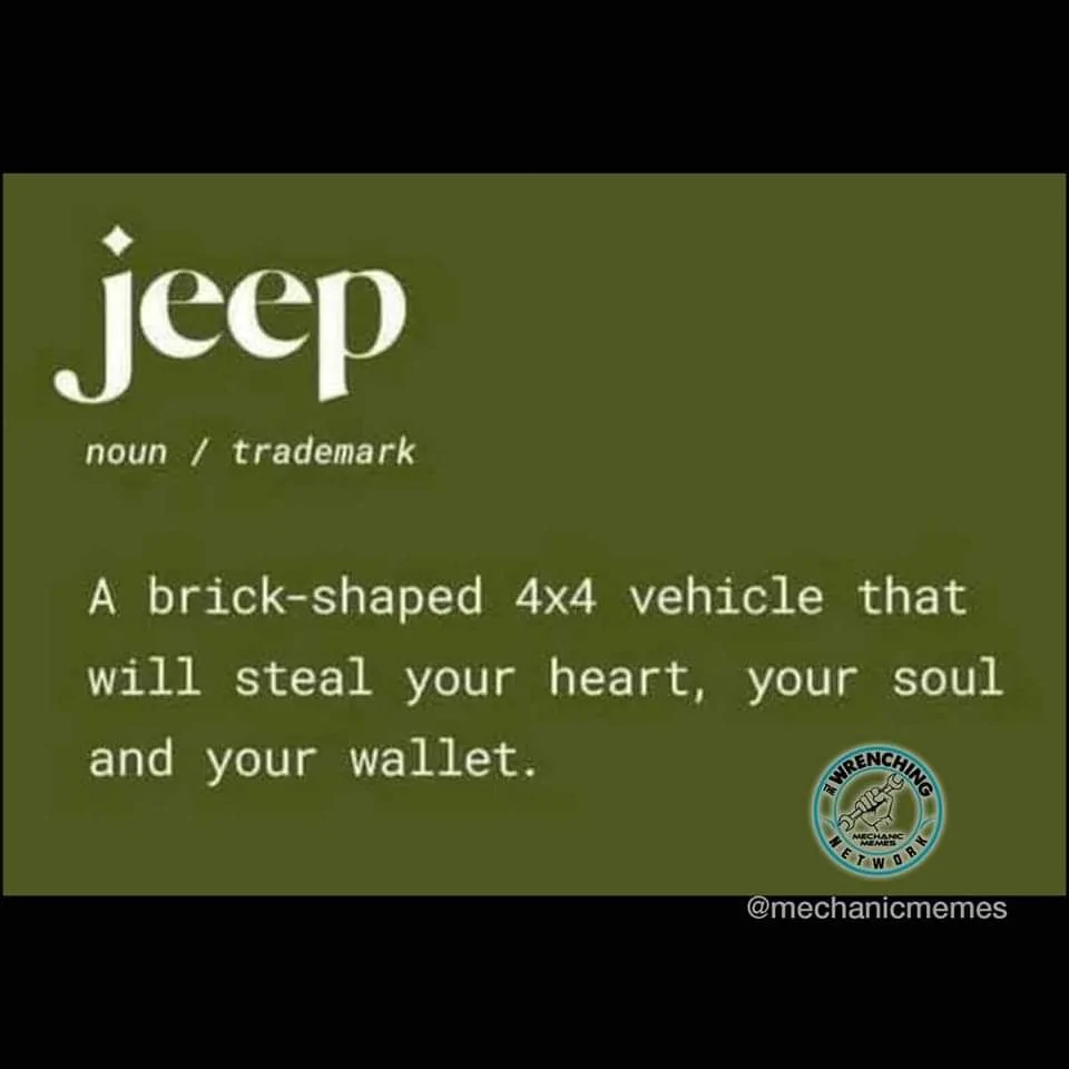 Jeep Wrangler JL Jeep memes 63BFDA27-58FC-4DAD-A487-C13B21D43922