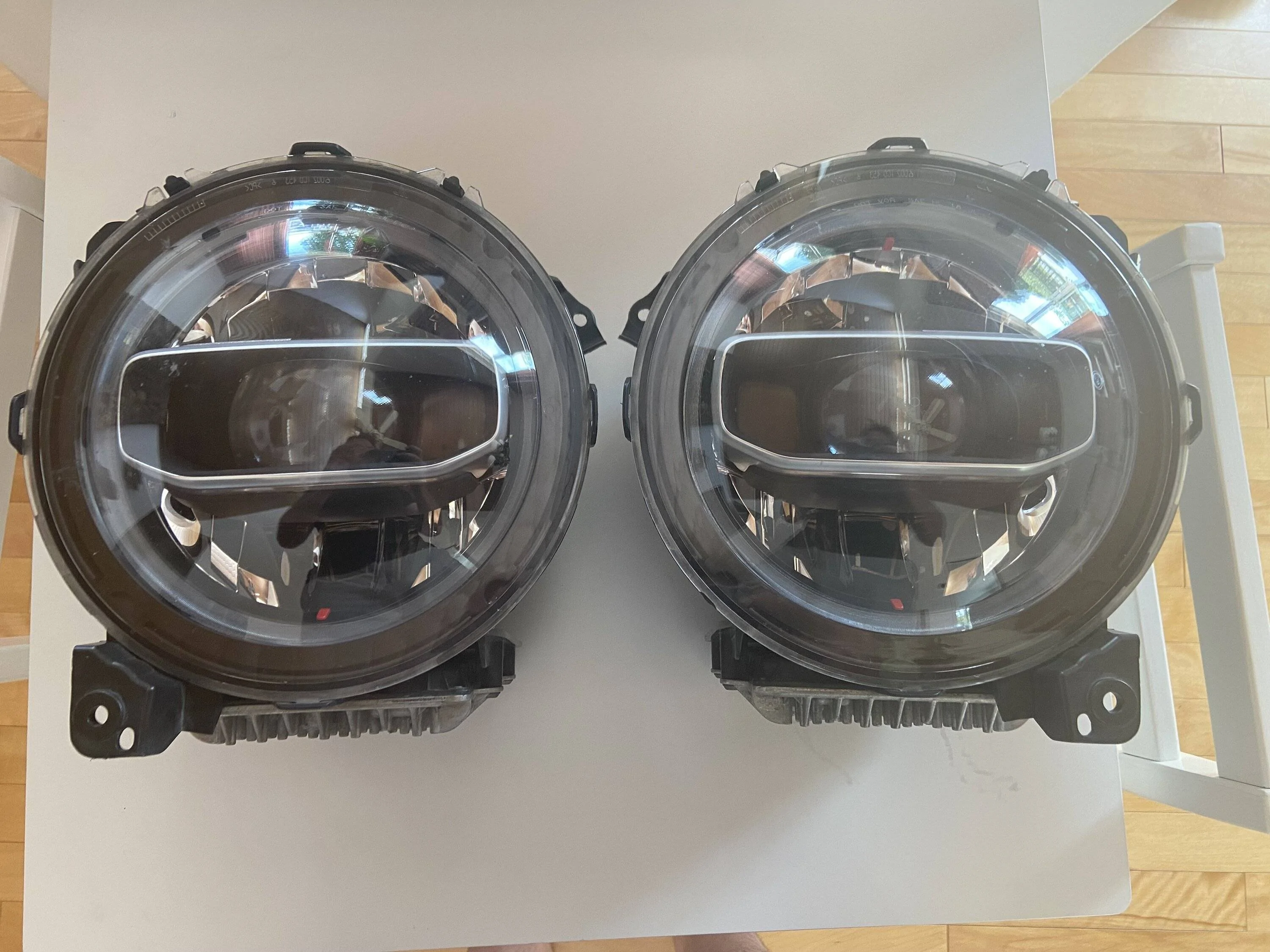 Jeep Wrangler JL Mopar OEM LED headlights IMG_8879