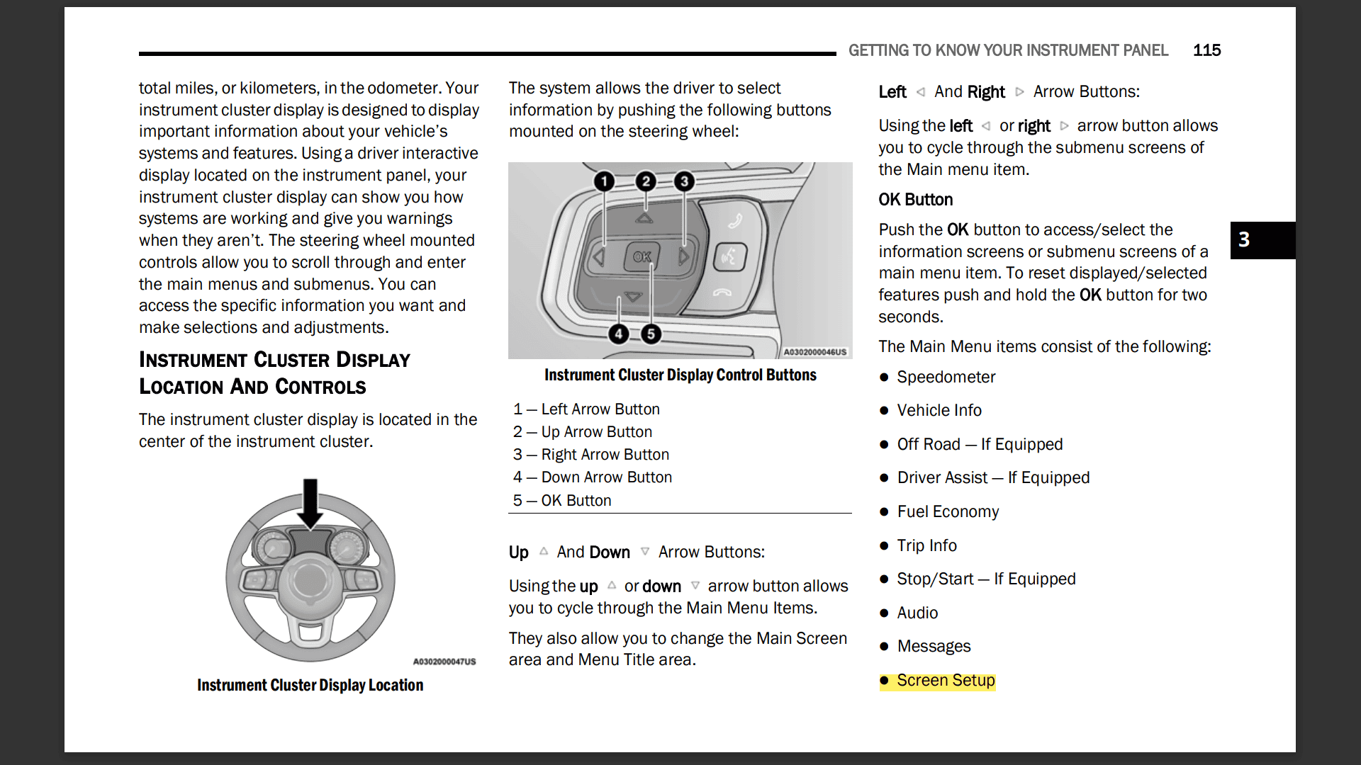 Jeep Wrangler JL Automatic transmission gear indicator? 3rd edition Screen Setup 1