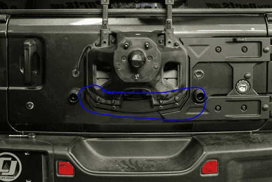 Jeep Wrangler JL Rear parking sensor on JLU XR 1657030847855