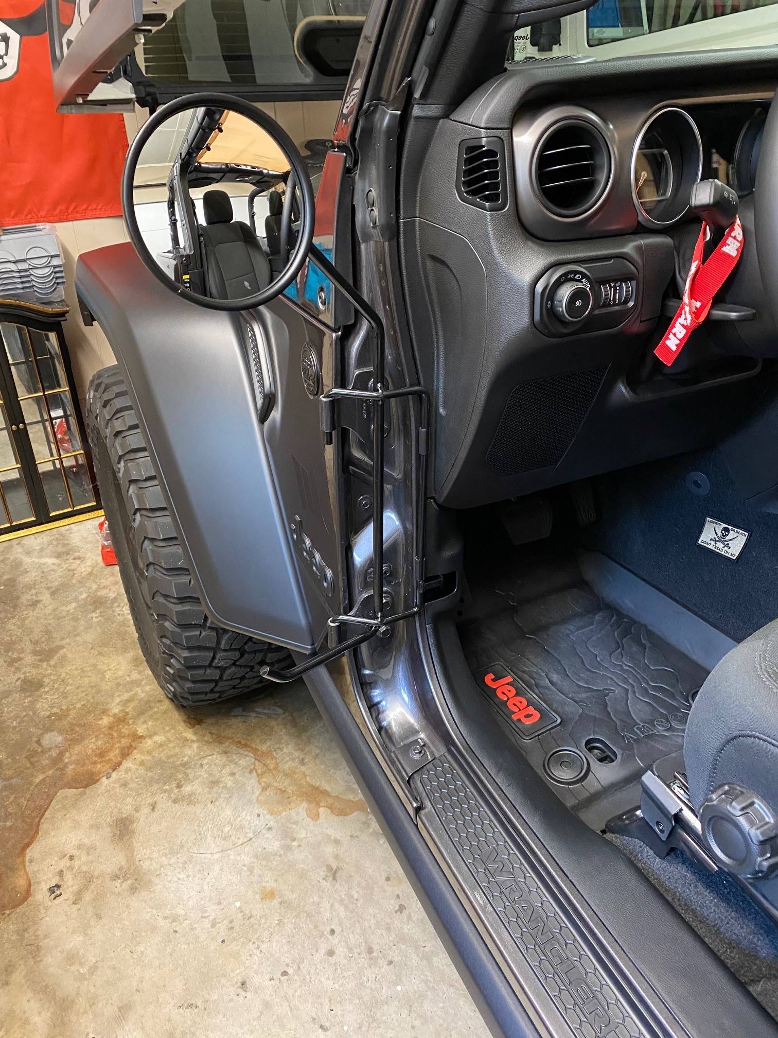 Jeep Wrangler JL Doors off mirrors kikbax 2