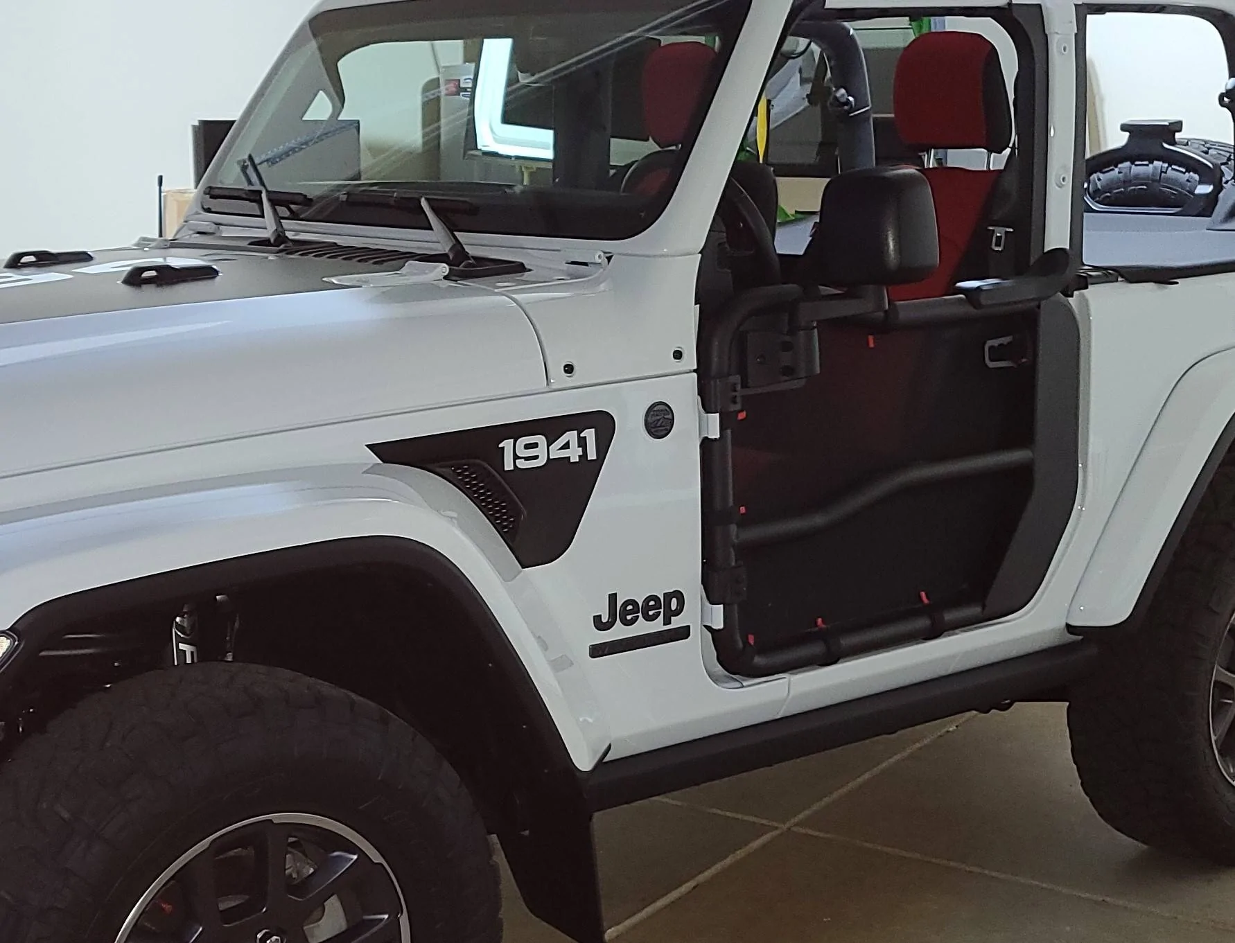 Jeep Wrangler JL Fender Vent decal 1941 Vent