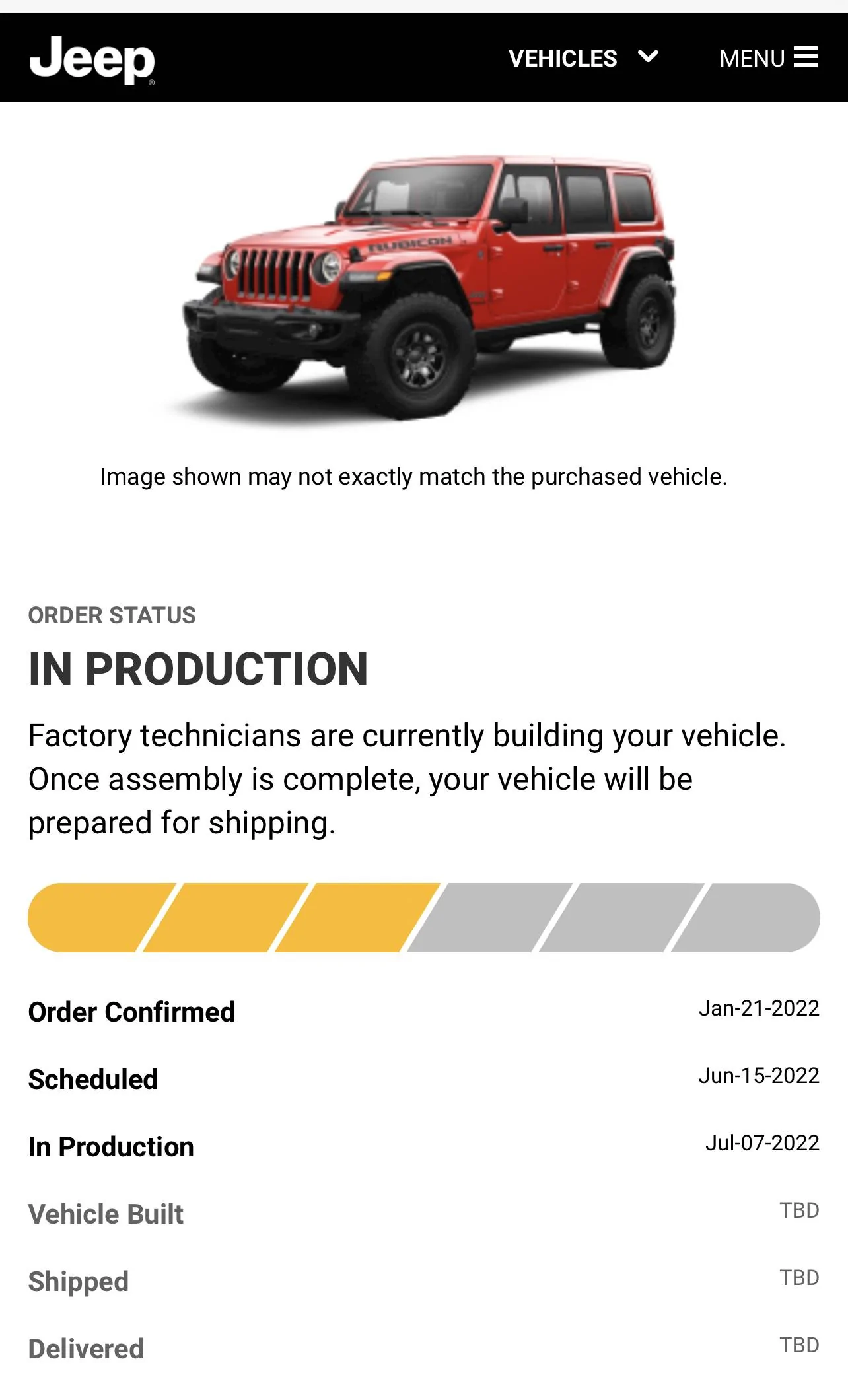 Jeep Wrangler JL Gupton roll call and updates on 2022 orders. A65F669F-5AE3-4677-8039-3D9E1048C42B