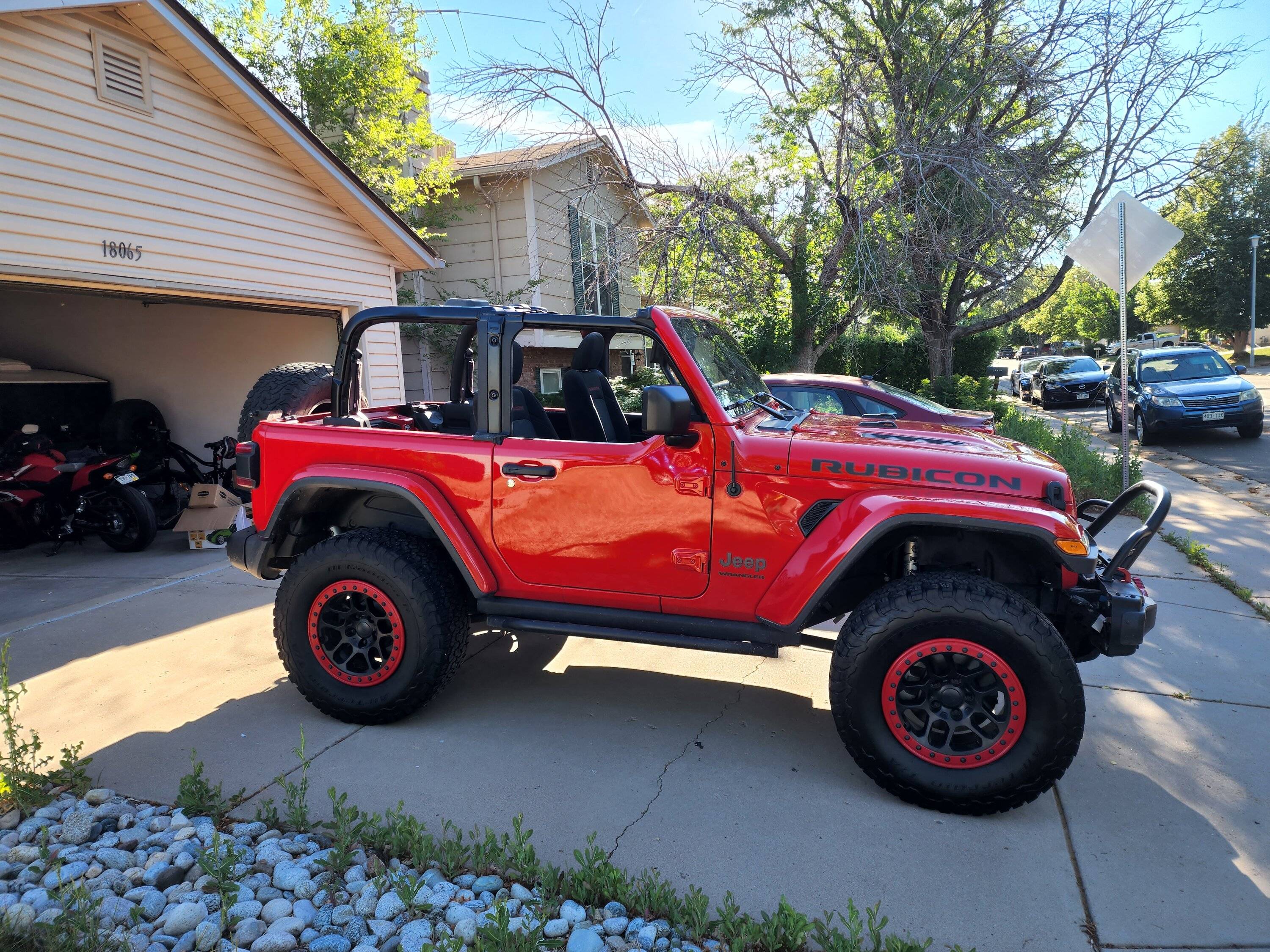 Jeep Wrangler JL Finally painted the roll bar! 20220709_082213