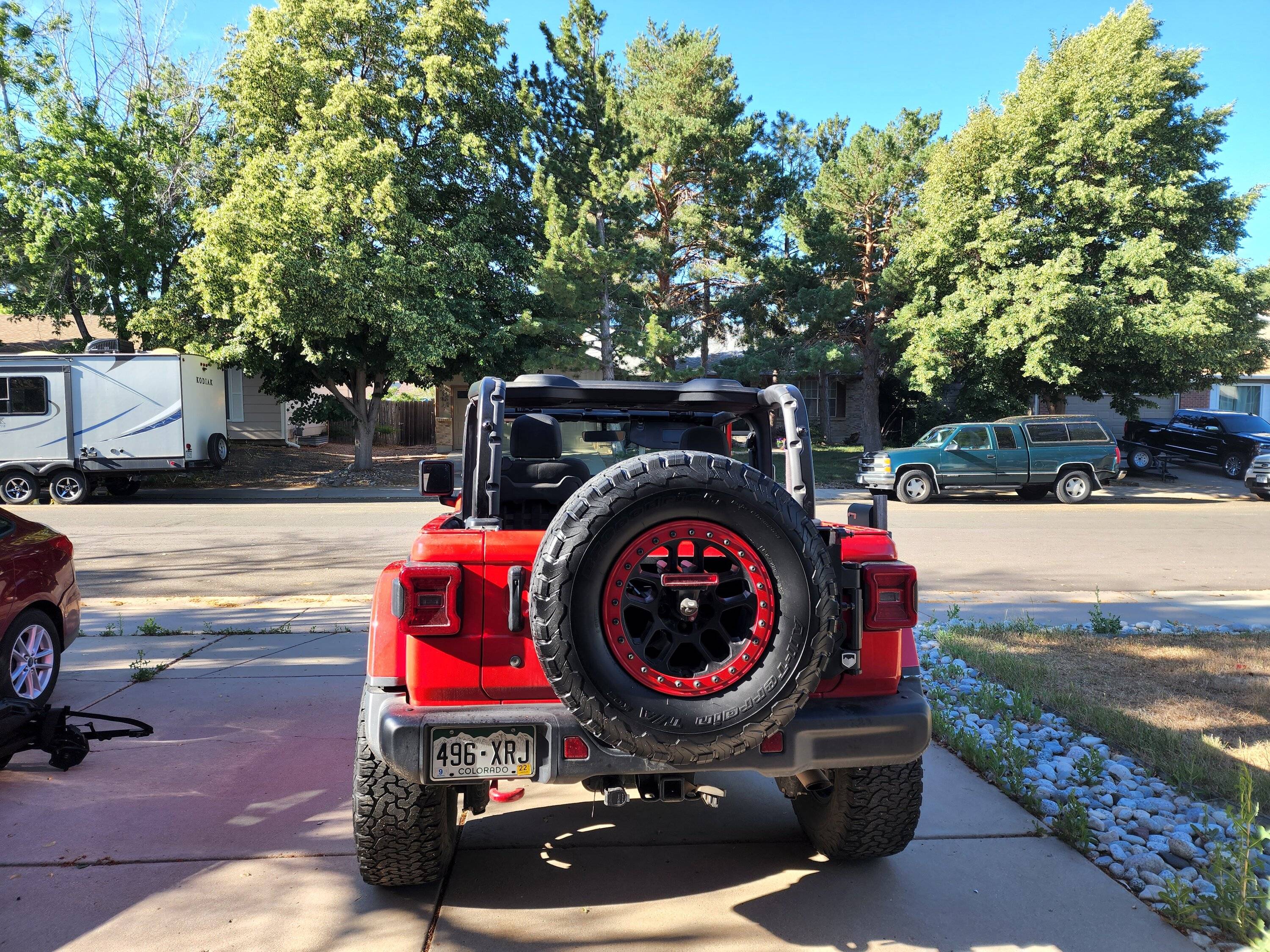 Jeep Wrangler JL Finally painted the roll bar! 20220709_082200