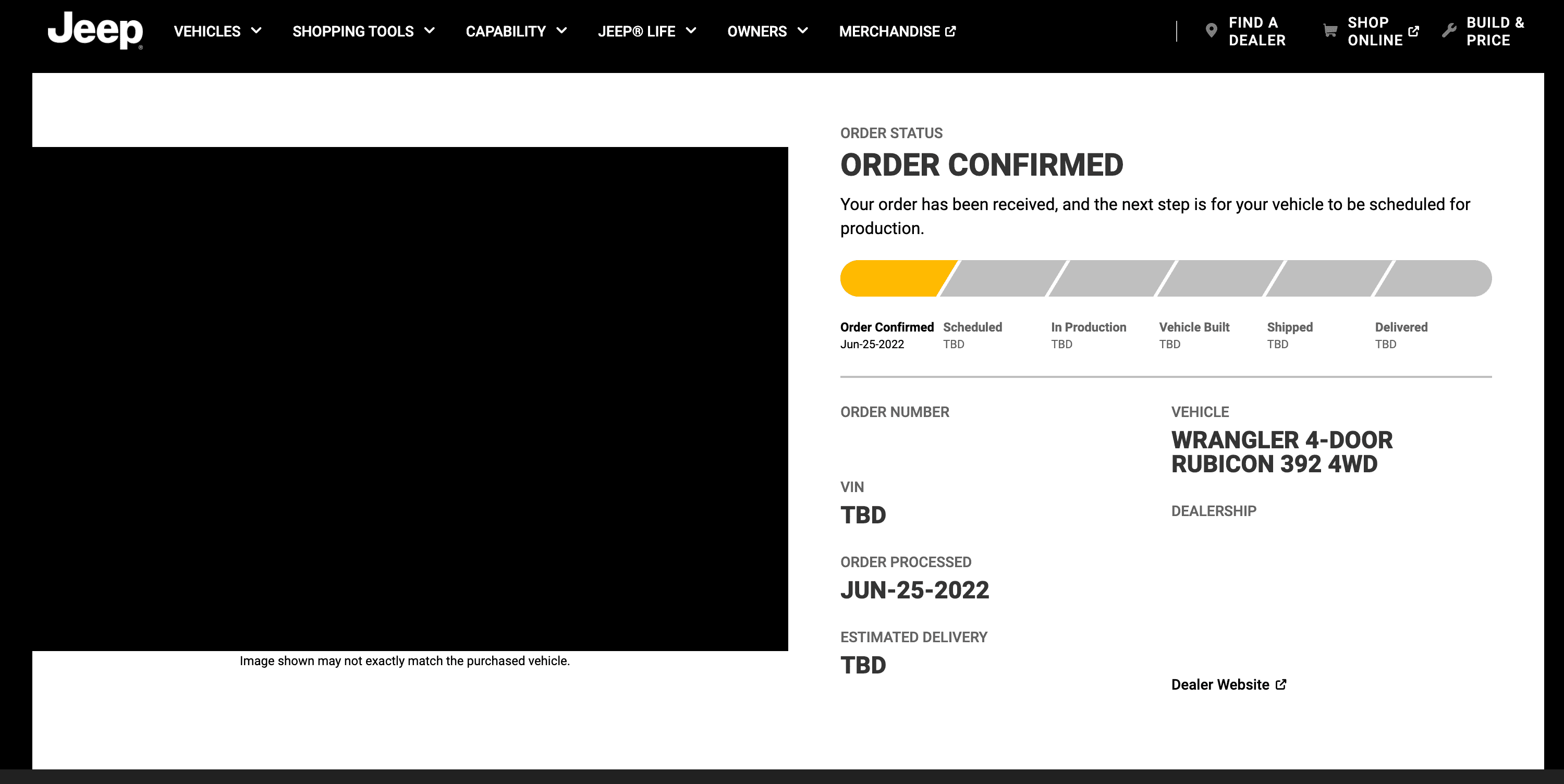 Jeep Wrangler JL 2023 Orders - Check in here Screen Shot 2022-07-11 at 7.40.29 AM