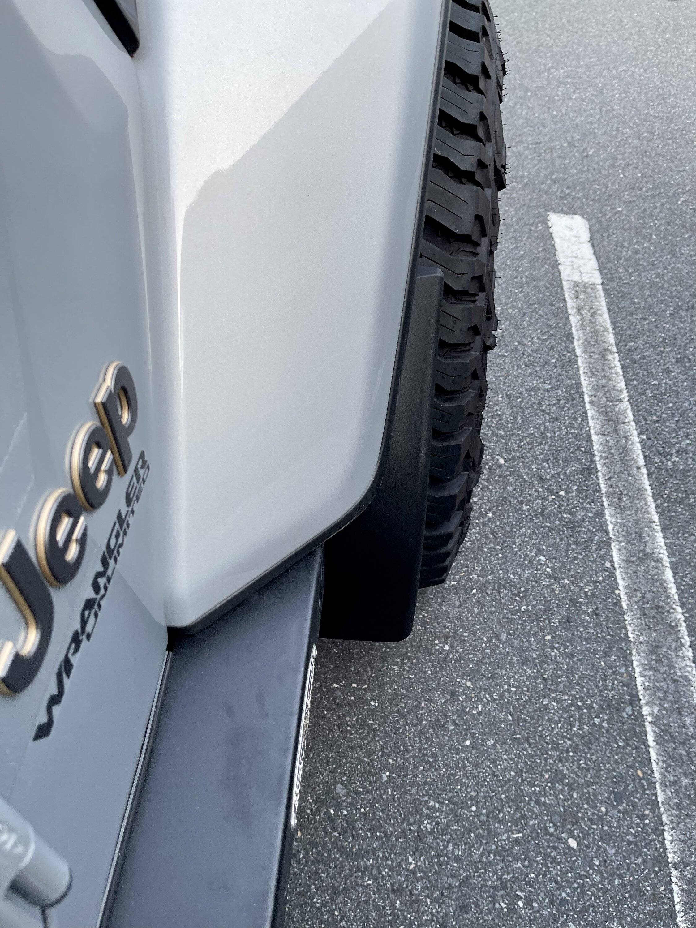 Jeep Wrangler JL Weathertech Mudflaps on Xtreme Recon 39B5B777-02FA-435A-AC16-5B33614503B8
