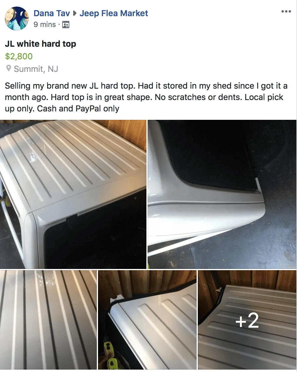 Jeep Wrangler JL Looking for a white JLU hardtop Screen Shot 2018-07-05 at 10.25.51 PM