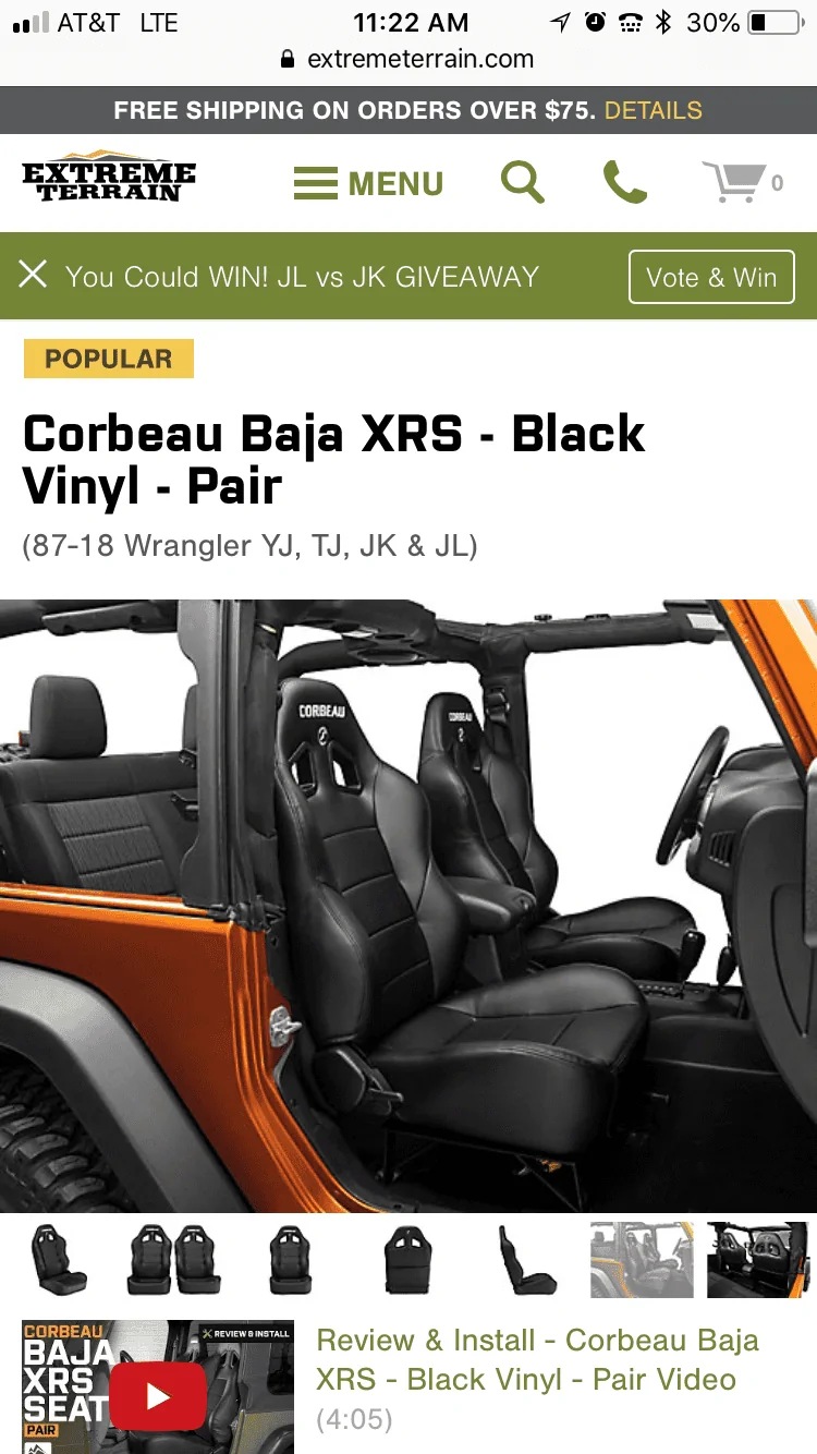 Jeep Wrangler JL Aftermarket seats 9F2A570B-74A7-47CF-B582-94488E5B5CD6