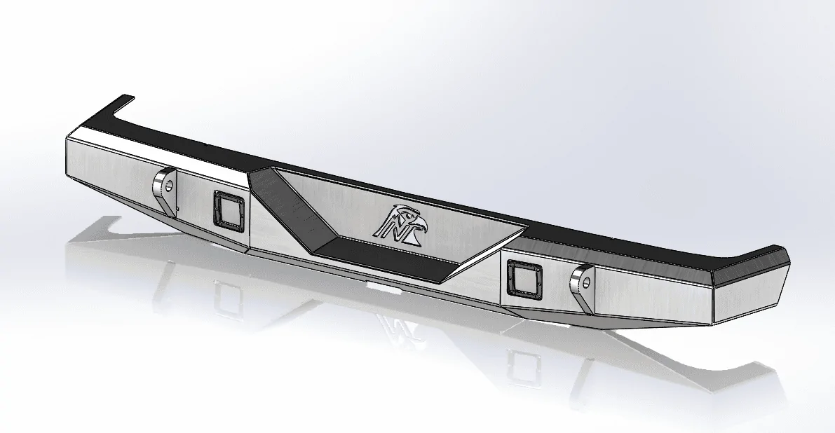 Jeep Wrangler JL Next Venture Full Width Rear Bumper JLRB02LED 1807005