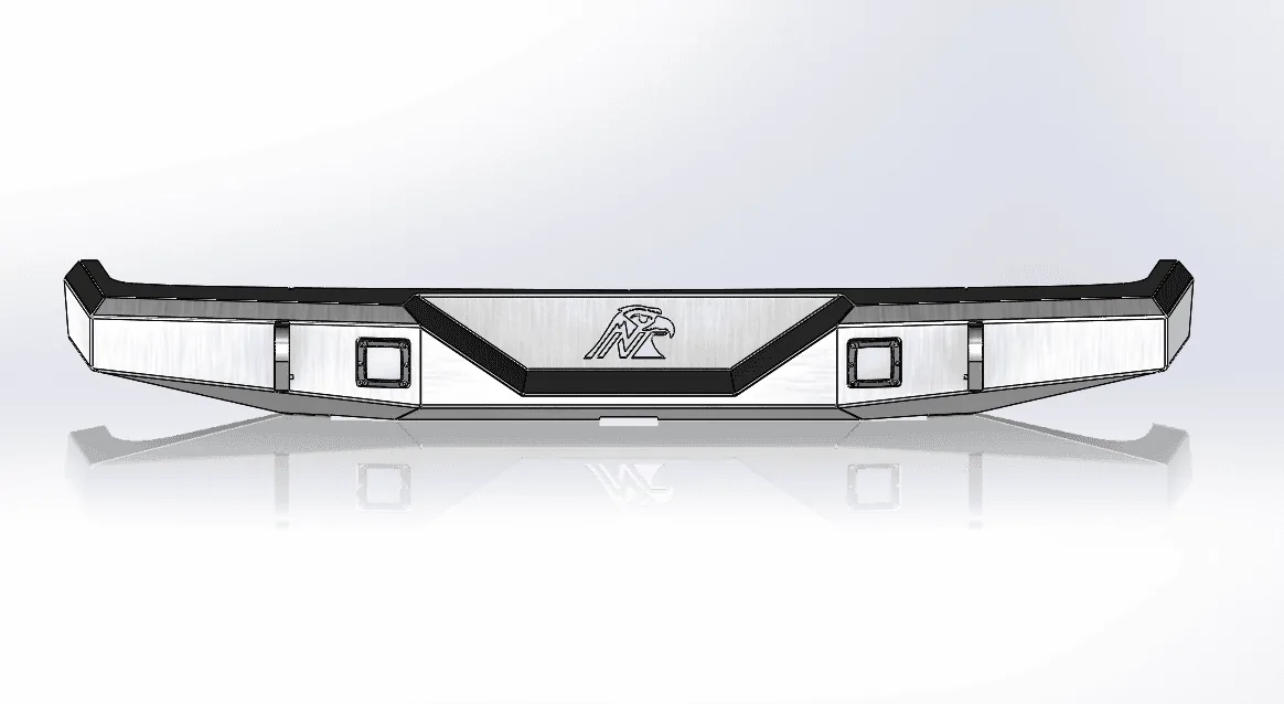 Jeep Wrangler JL Next Venture Full Width Rear Bumper JLRB02LED 1807005-2
