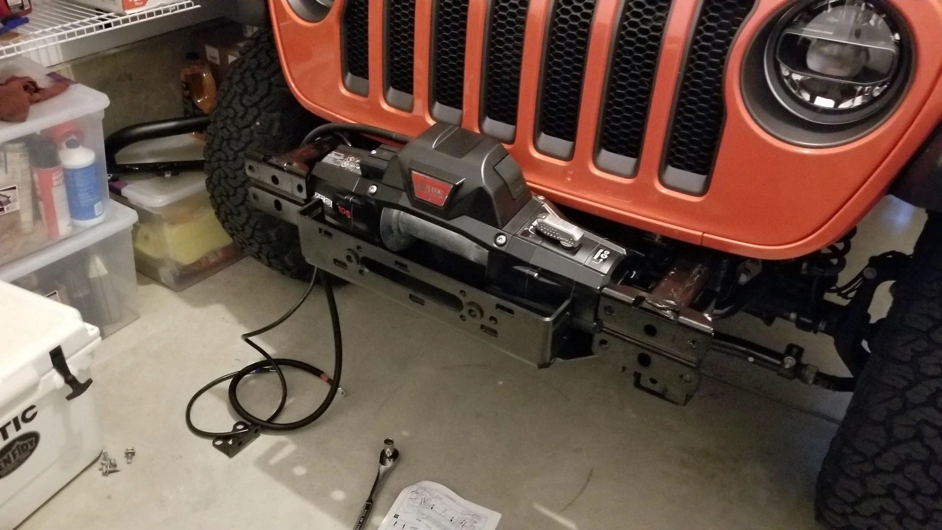 Jeep Wrangler JL WARN ZEON winch notice 20180703_190015