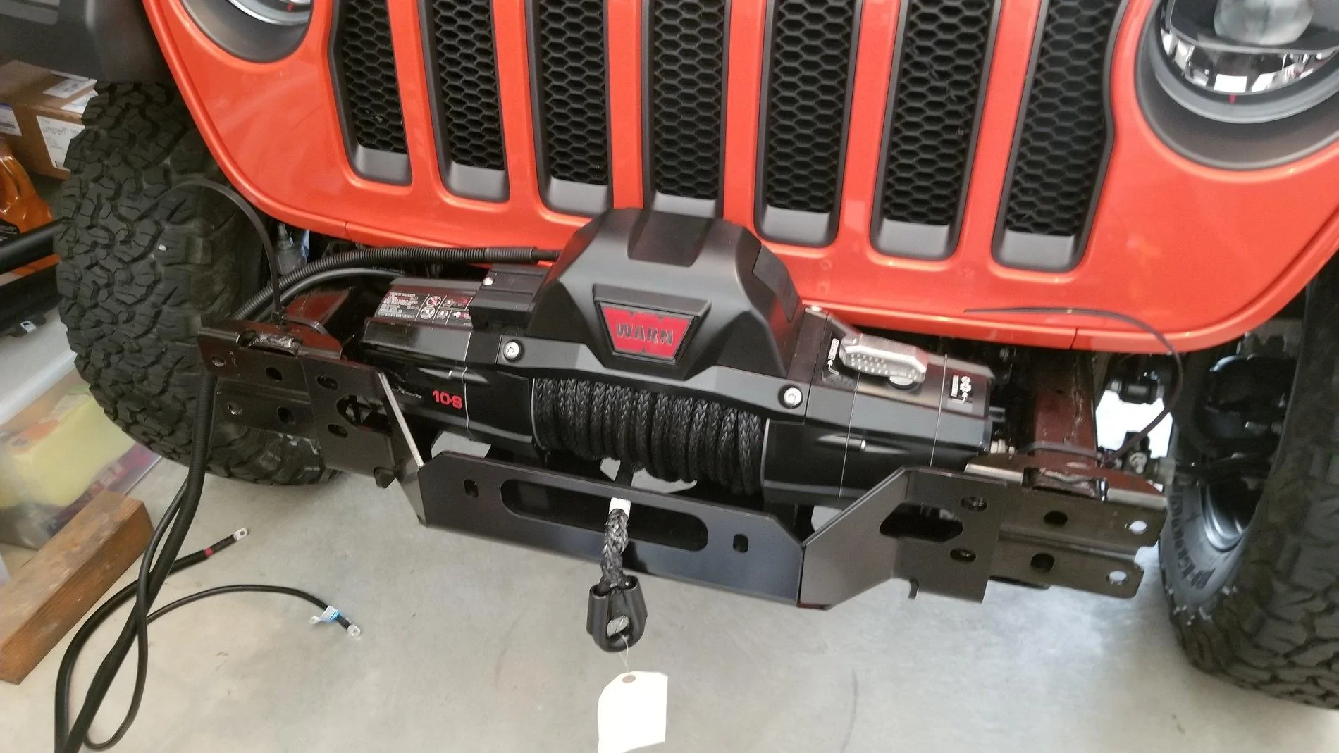 Jeep Wrangler JL WARN ZEON winch notice 20180706_160743