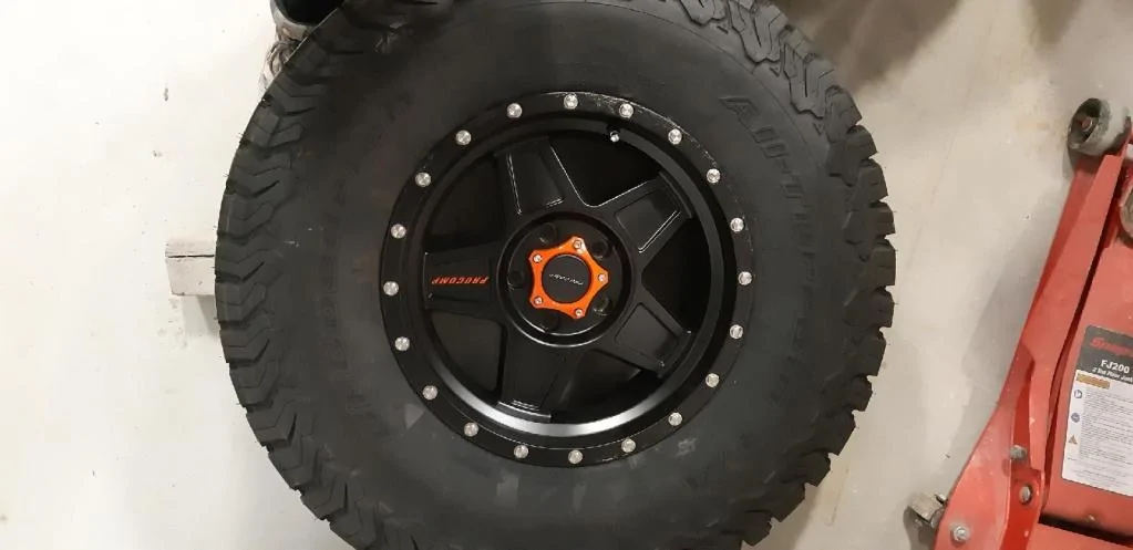 Jeep Wrangler JL The THING     Project JLUR paited wheel