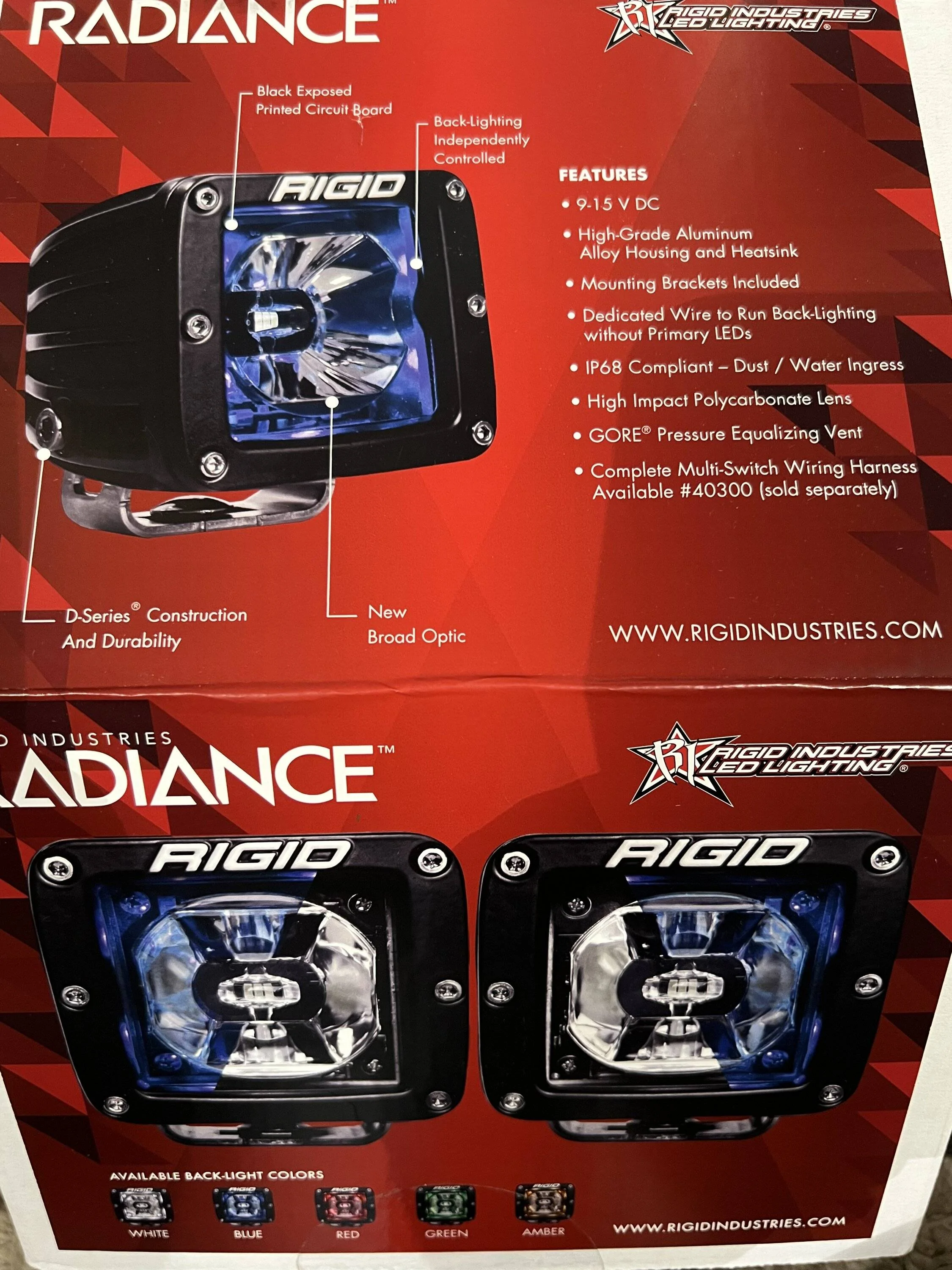 Jeep Wrangler JL Radiance Rigid lights / brackets AD595C1F-2457-4726-BBE5-ACE2F40A1065