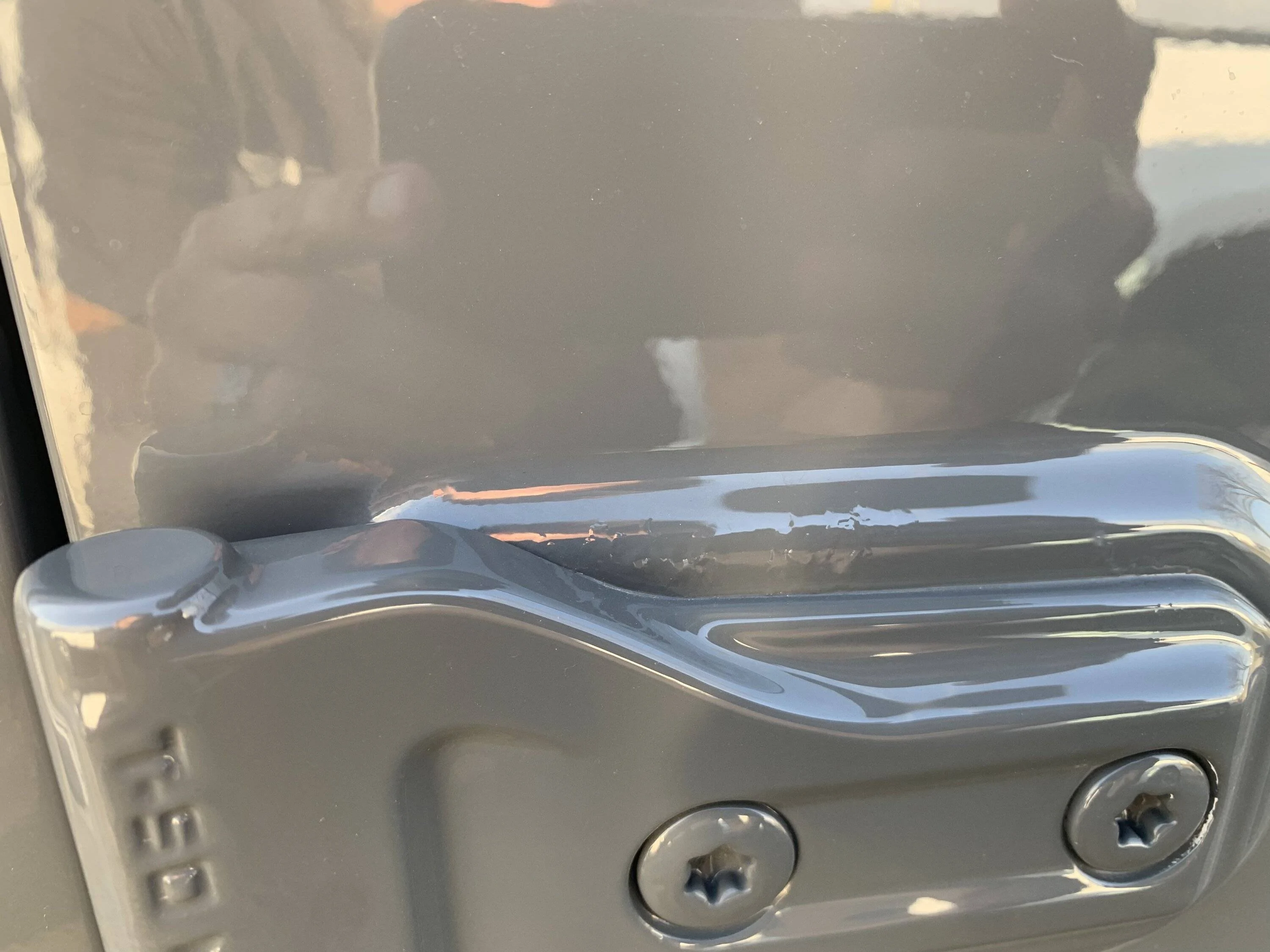 Jeep Wrangler JL Bubbles in Paint at Door Hinges 45C8E321-66AF-4485-A94A-D04350E9768C