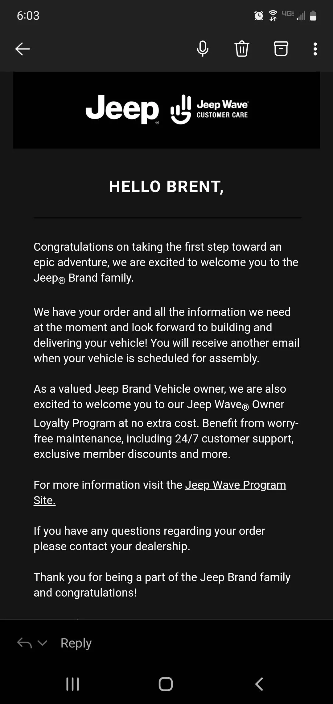Jeep Wrangler JL 2023 Orders - Check in here Screenshot_20220804-180352_Outlook
