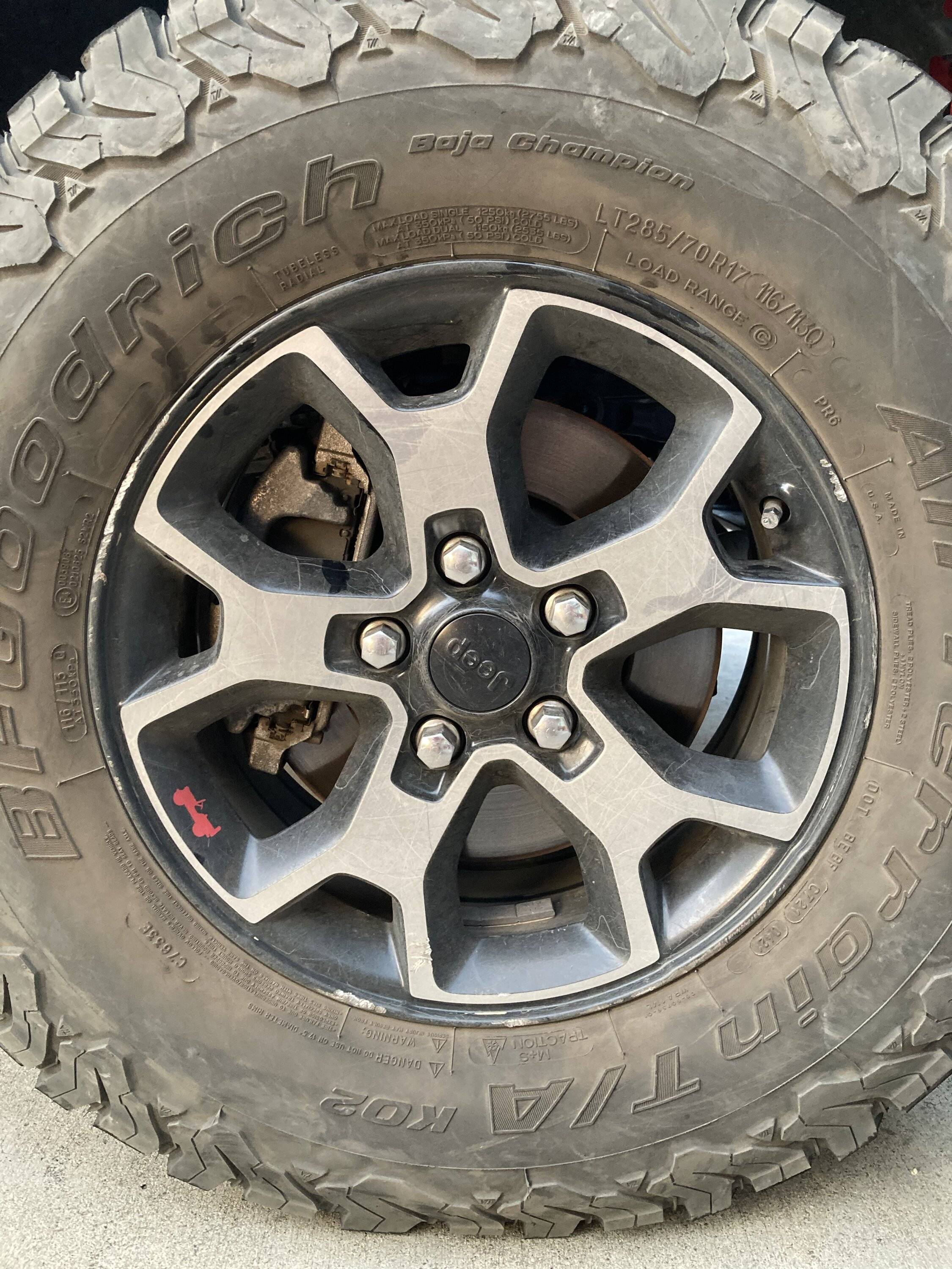 Jeep Wrangler JL Rubicon Wheels B613B90D-37C6-44C0-B0B7-EBE9FCA285D6