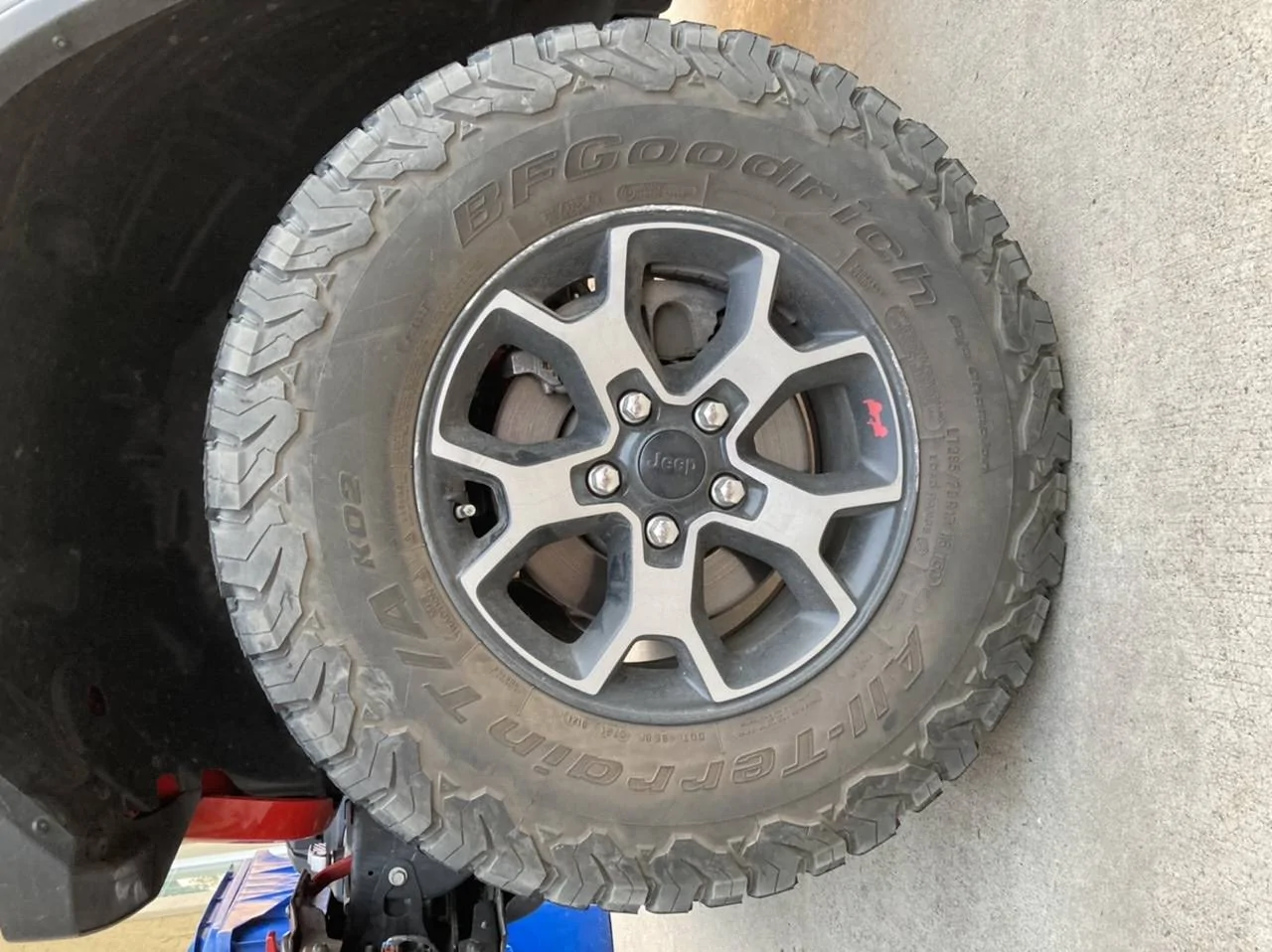 Jeep Wrangler JL Rubicon Wheels D1F2F115-01FD-4C1D-84A3-679581CA0E91