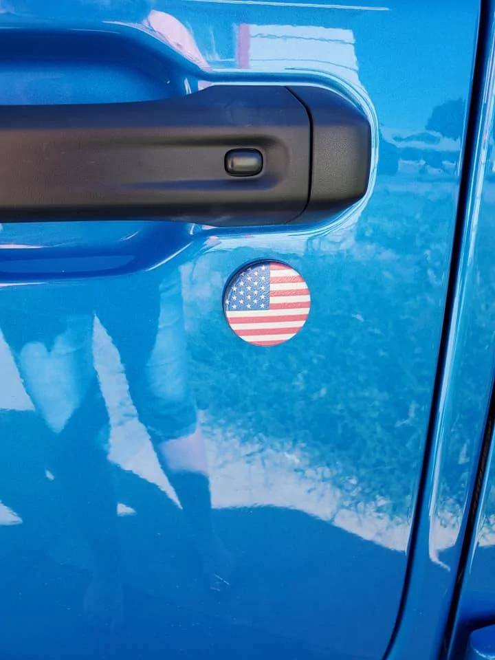 Jeep Wrangler JL ? Threedom Custom Design Key Lock Caps? limitedflagca