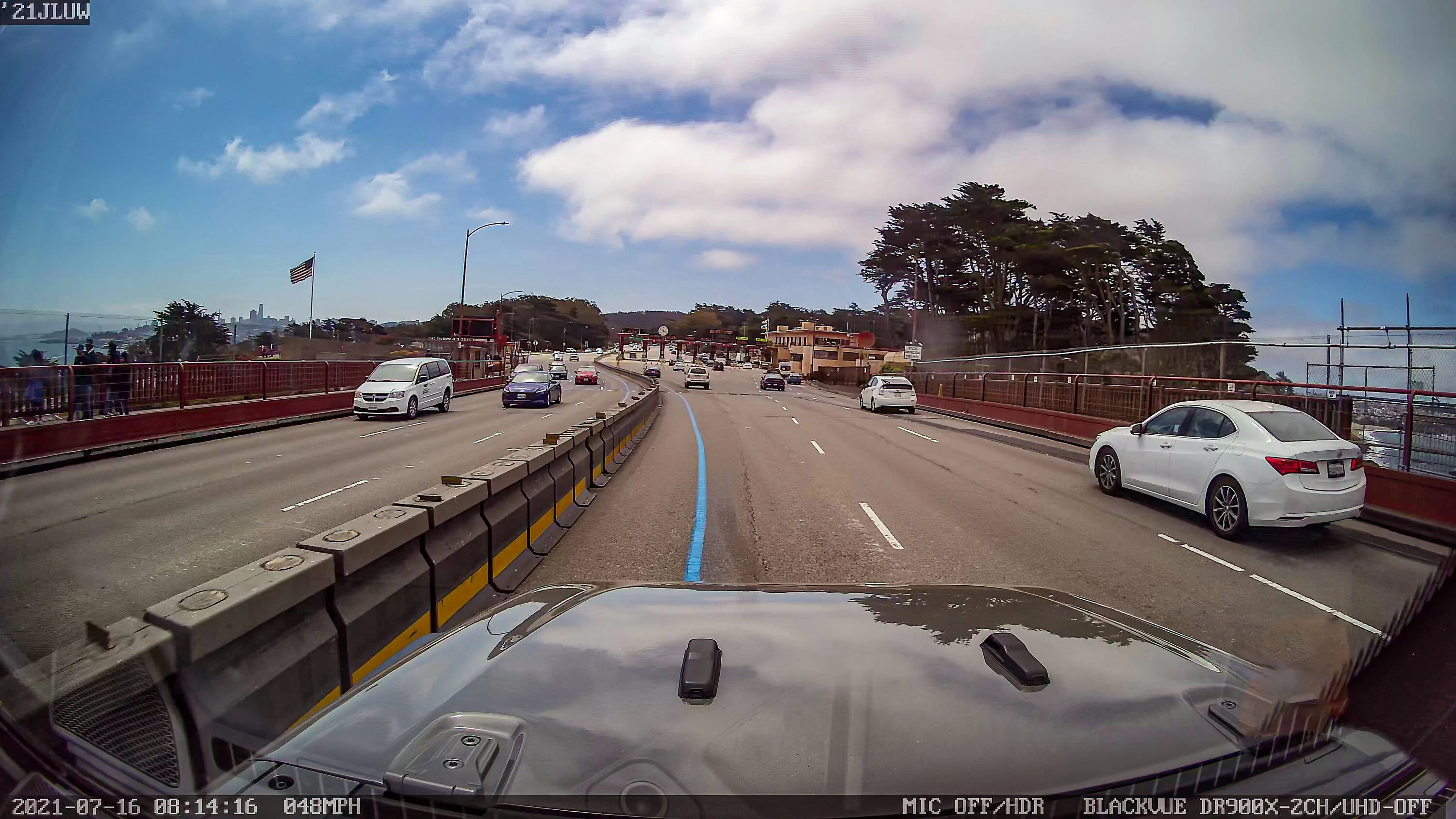 Jeep Wrangler JL I'm Finished XDashcam to GG Toll Plaza