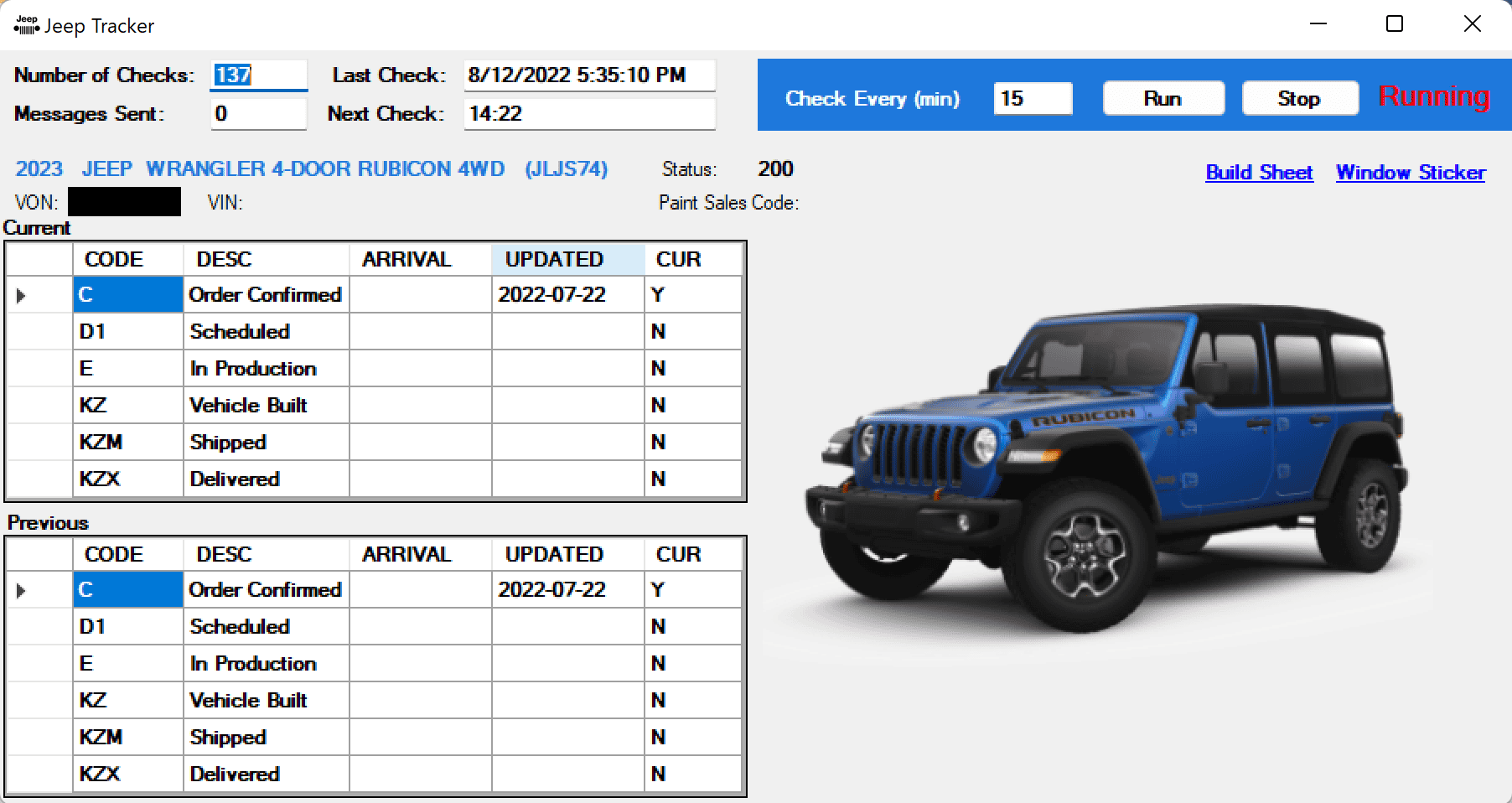 Jeep Wrangler JL Guide: Wrangler Order, Build, Tracking and Delivery Process Screen Shot 2022-08-12 at 5.35.51 PM