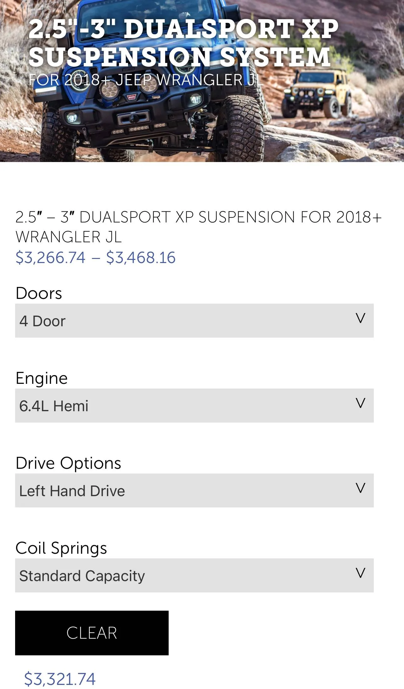 Jeep Wrangler JL AEV 392 Specific Dualsport Suspension BD82C38F-A3CE-4844-AD7E-5AE54F4DB175