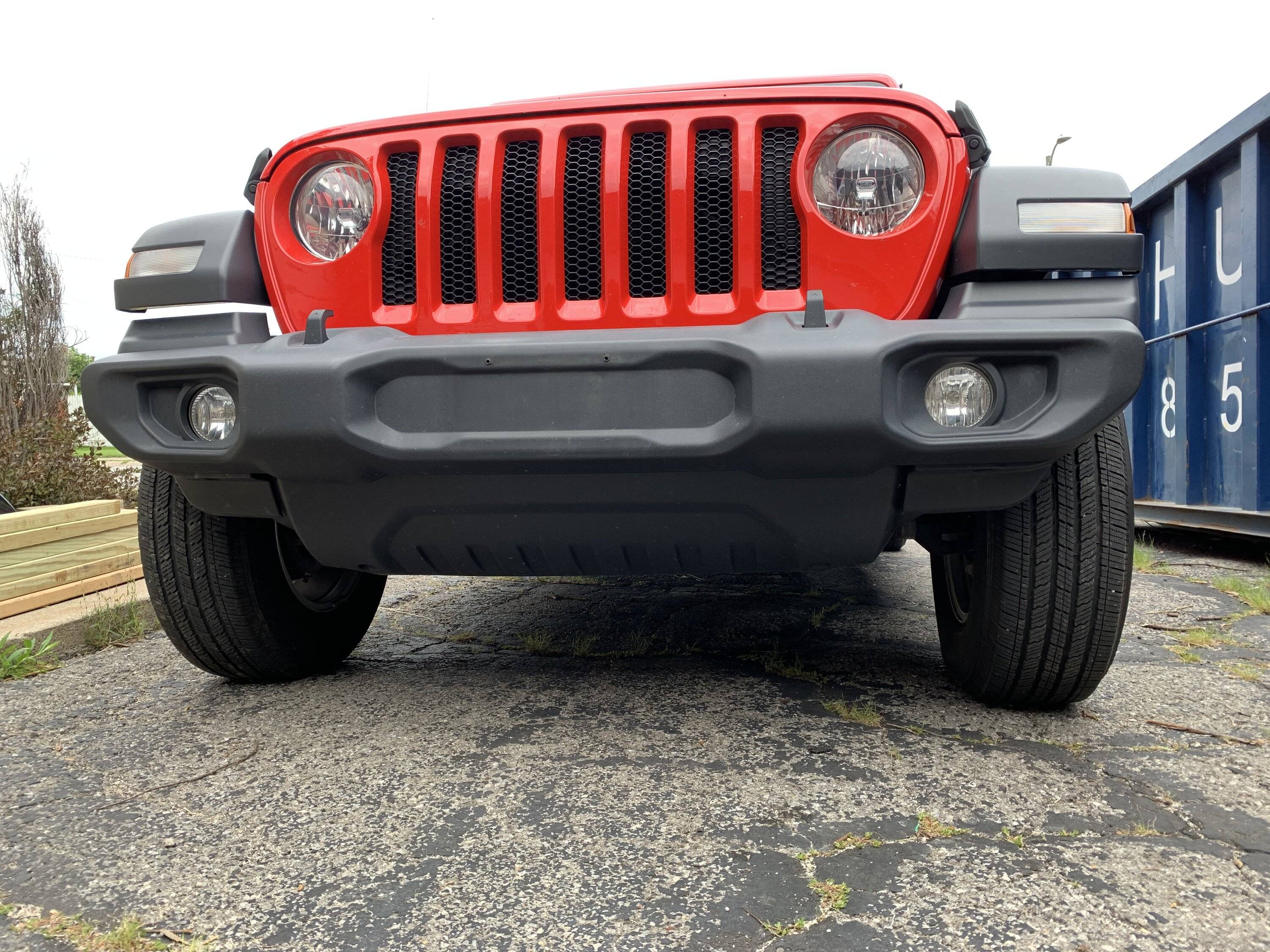 Jeep Wrangler JL 18 JLU Plastic Front Bumper CB701200-2736-4805-BEC9-B30286BF2DF4
