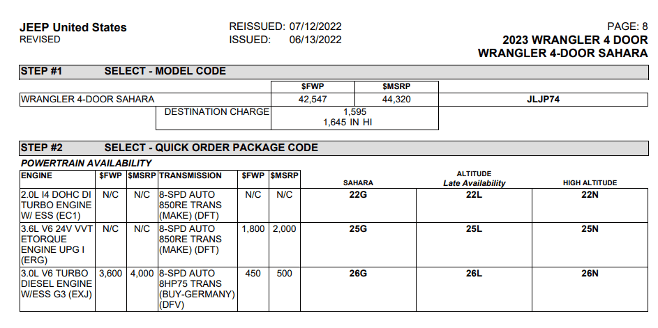 Jeep Wrangler JL First Post & a Question About the Sahara Configurator 1660676407068