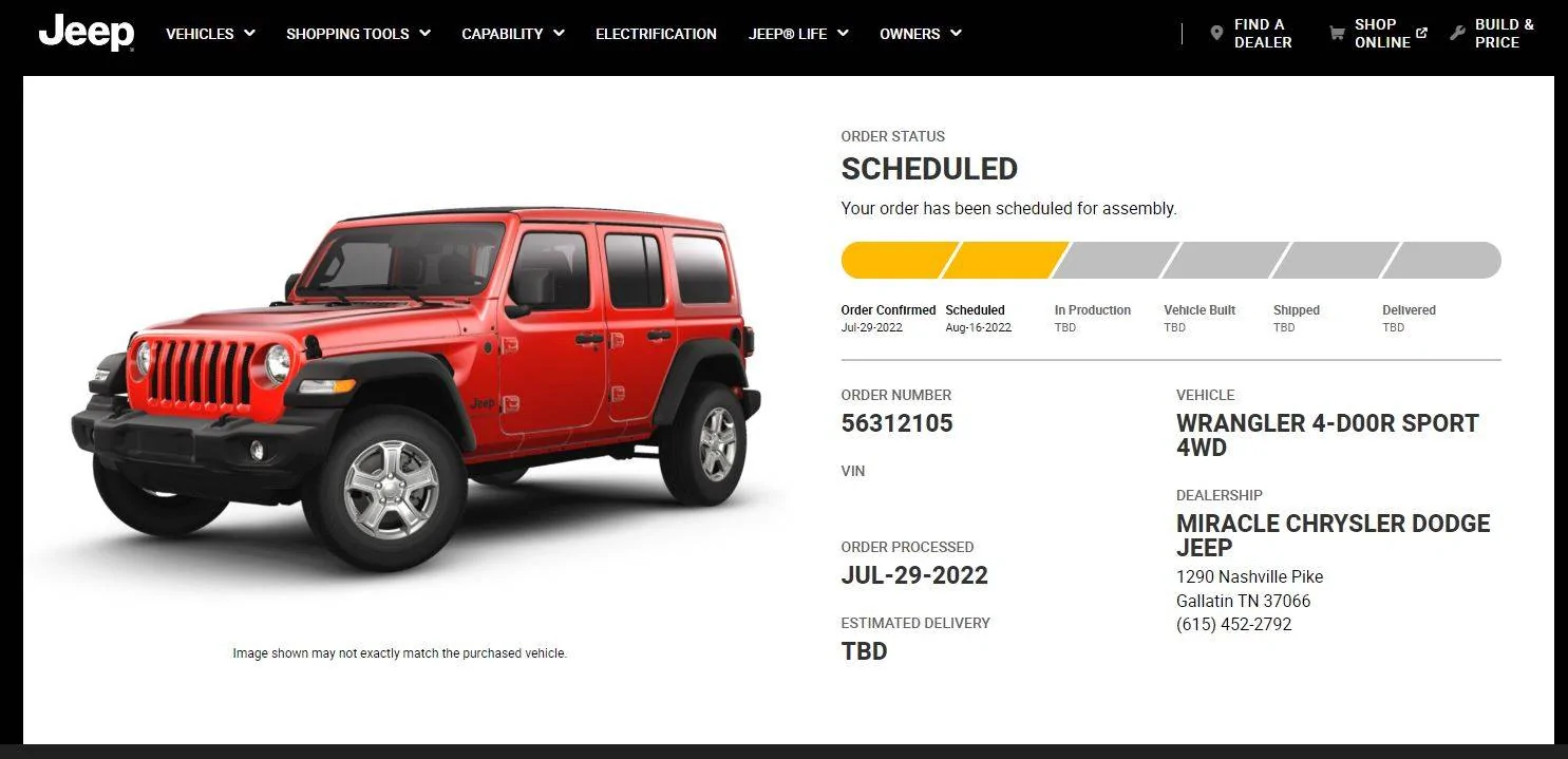 Jeep Wrangler JL So how many here have ordered a 2023? Finally!!!
