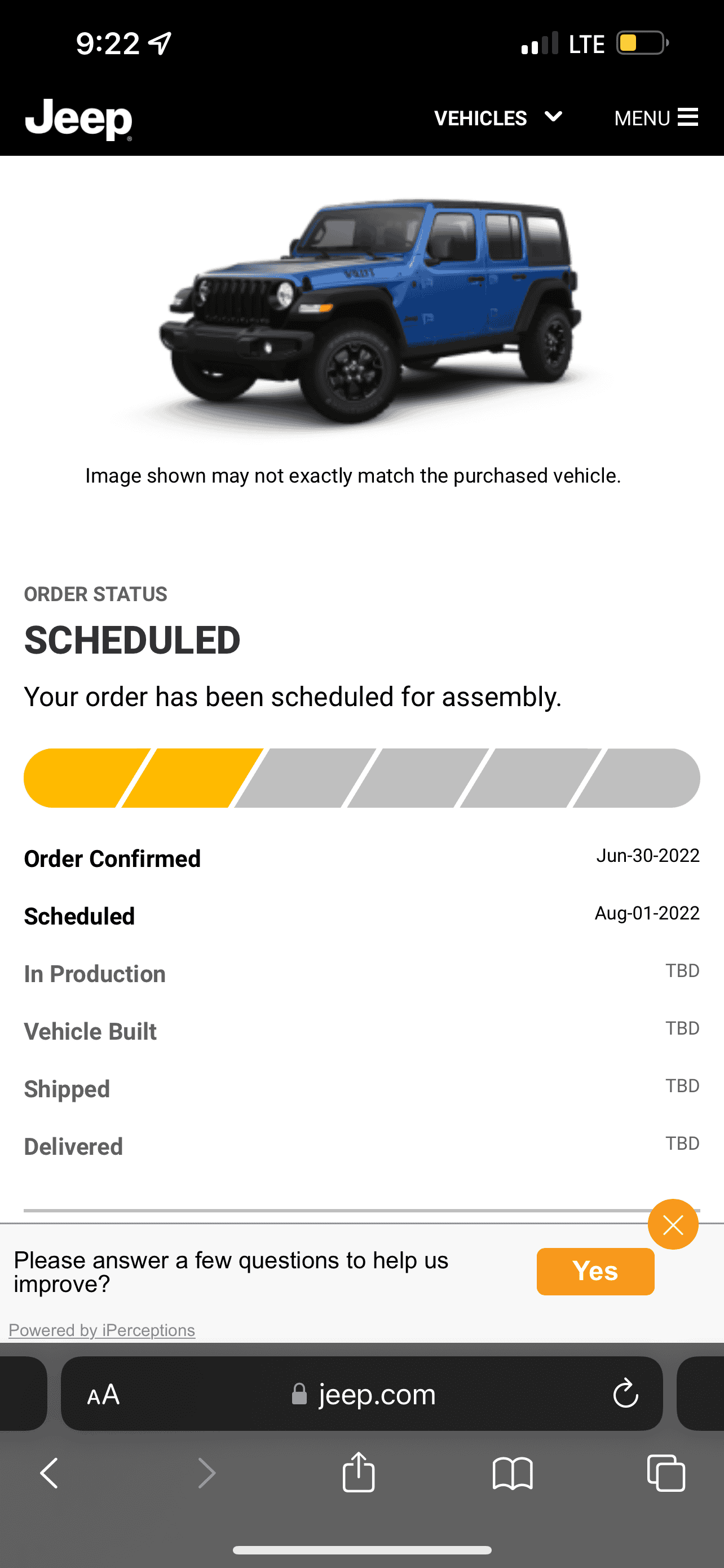 Jeep Wrangler JL 2023 Orders - Check in here A3F88C2C-E780-4A39-B8AA-2D560502BE61