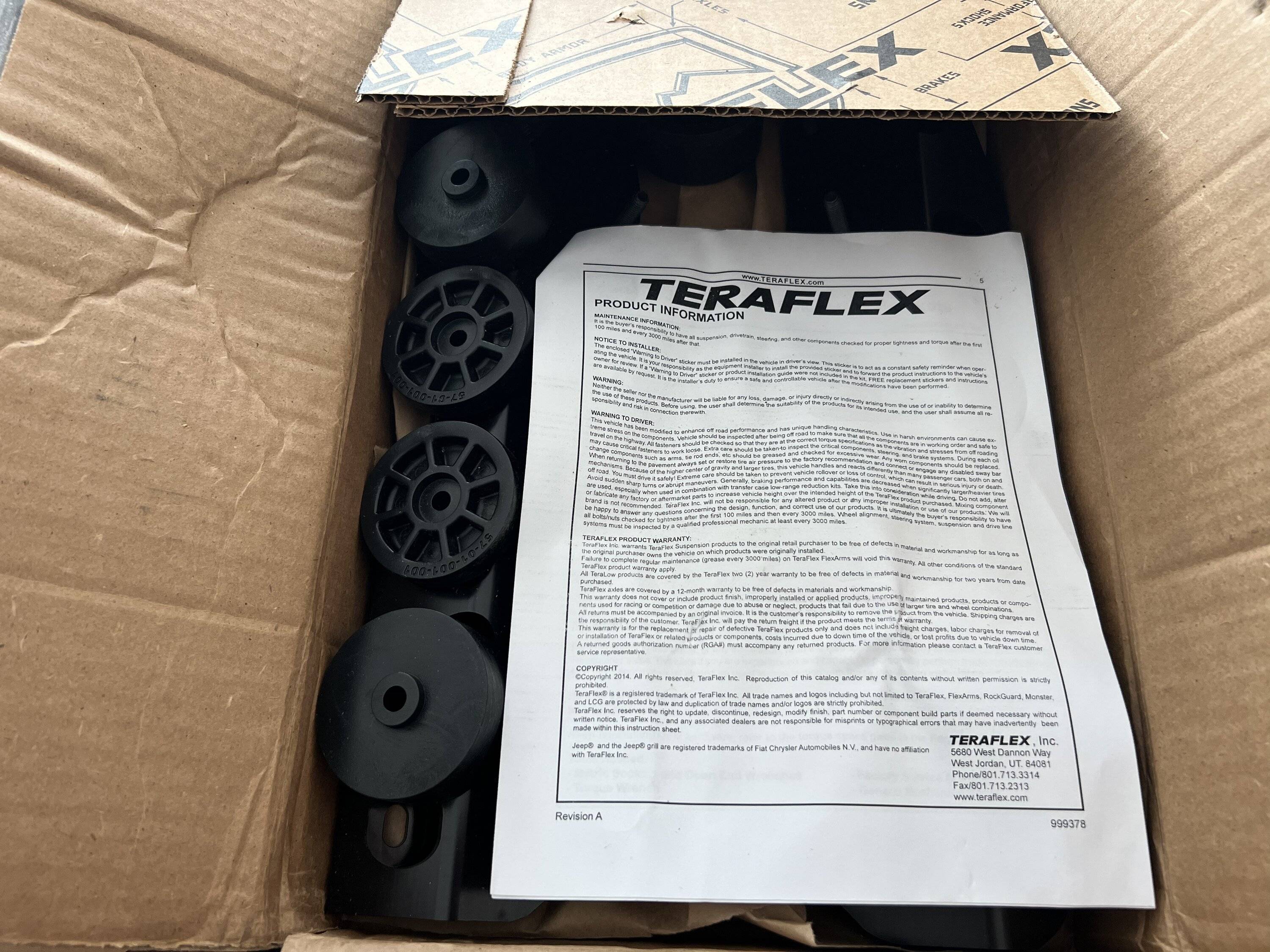 Jeep Wrangler JL TeraFlex JLU Spare Tire Relocation Bracket (BNIB) 7DEC3A9E-FAB6-4BE5-9F7A-99B987DD2CB5