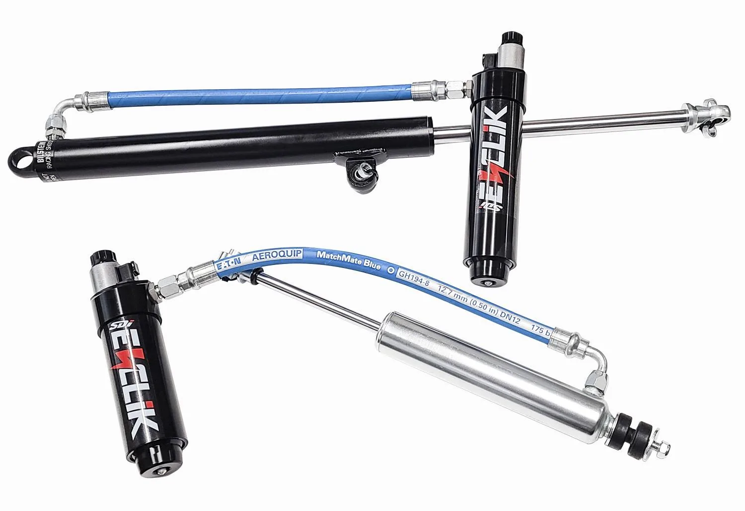 Jeep Wrangler JL Got Remote Reservoir Shocks? Check out E-CLIK Universal universal