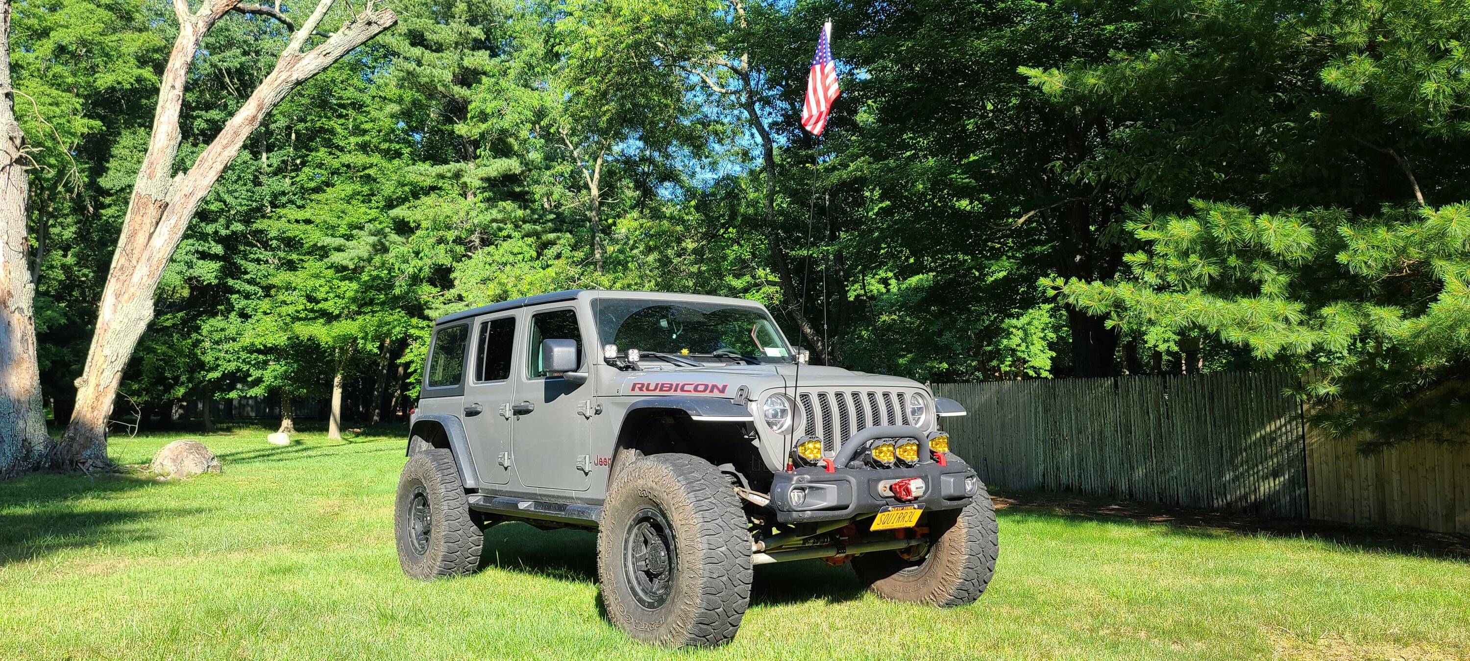 Jeep Wrangler JL Handy Flag Kit Install/Review 20220703_174202