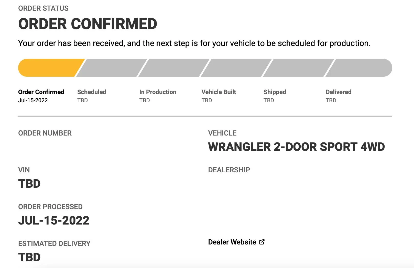 Jeep Wrangler JL 2023 Orders - Check in here OC