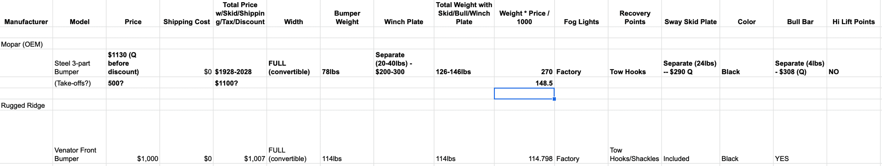 Jeep Wrangler JL ALUMINUM bumpers ONLY. Let's see them! Screen Shot 2022-08-23 at 2.42.36 AM