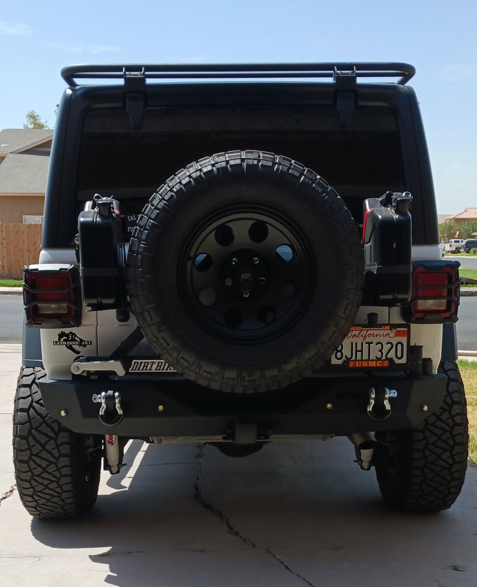 Jeep Wrangler JL Roof rack chop Half rack