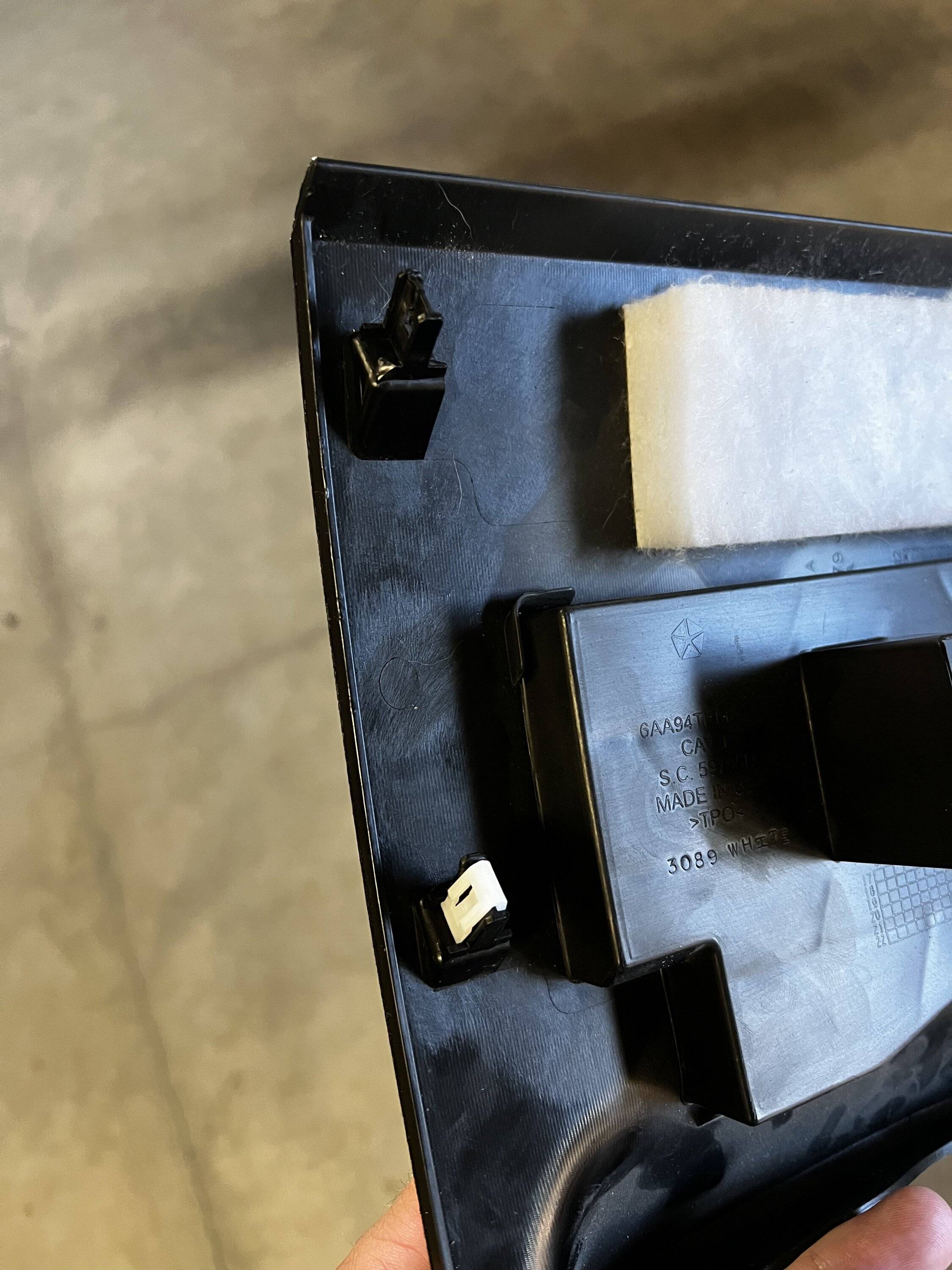 Jeep Wrangler JL Trim Clip Part # JL Trim Cli