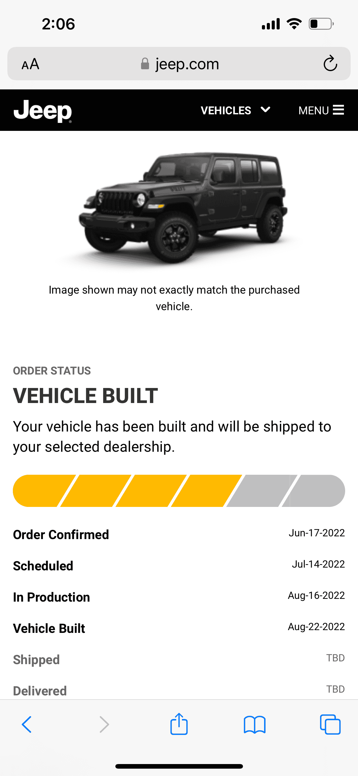 Jeep Wrangler JL 2023 Orders - Check in here F56488D1-2E9A-4461-A282-5A46A6B8864D
