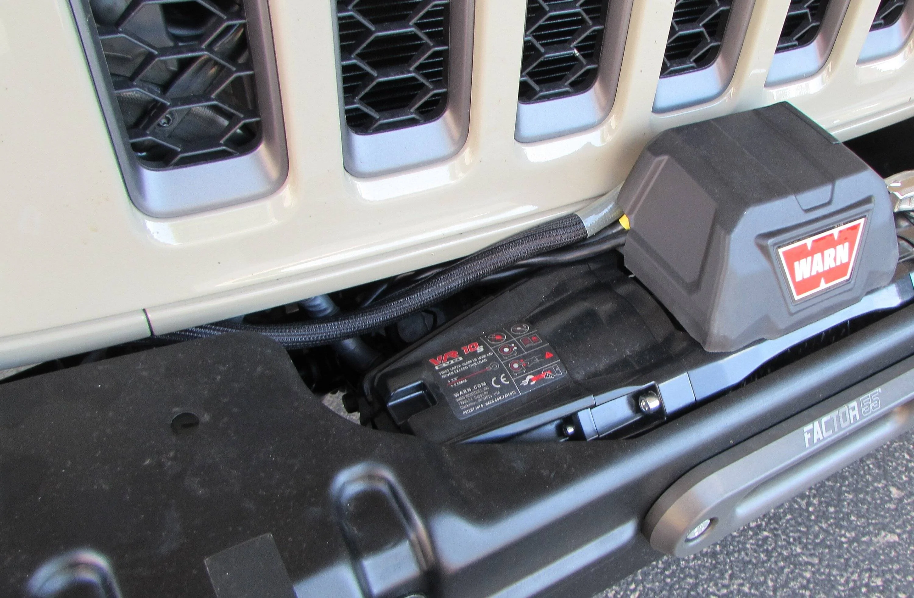 Jeep Wrangler JL Warn Winch - Cable/Wire Management IMG_1