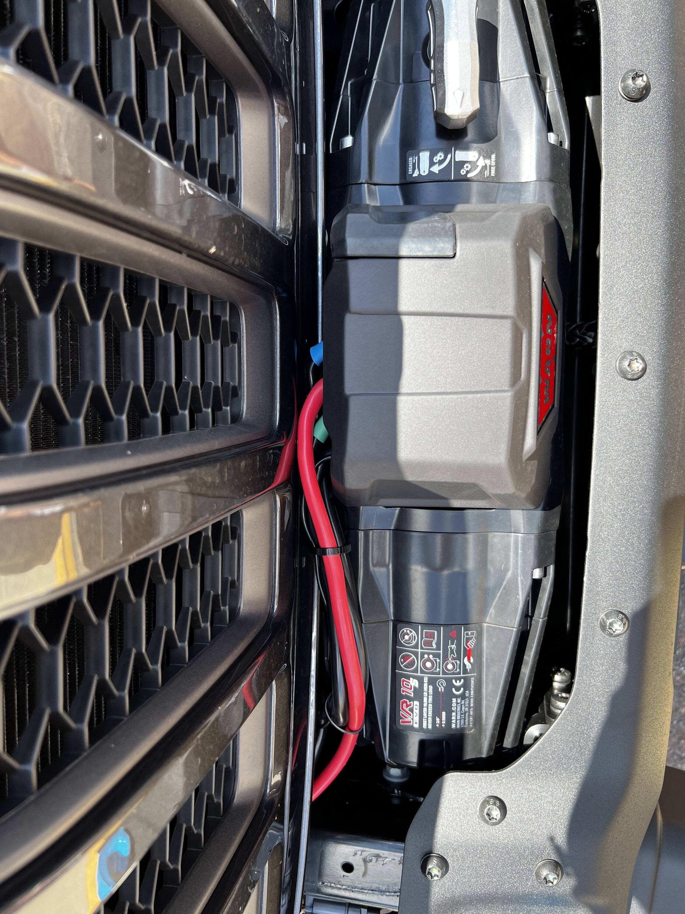 Jeep Wrangler JL Warn Winch - Cable/Wire Management IMG_3932