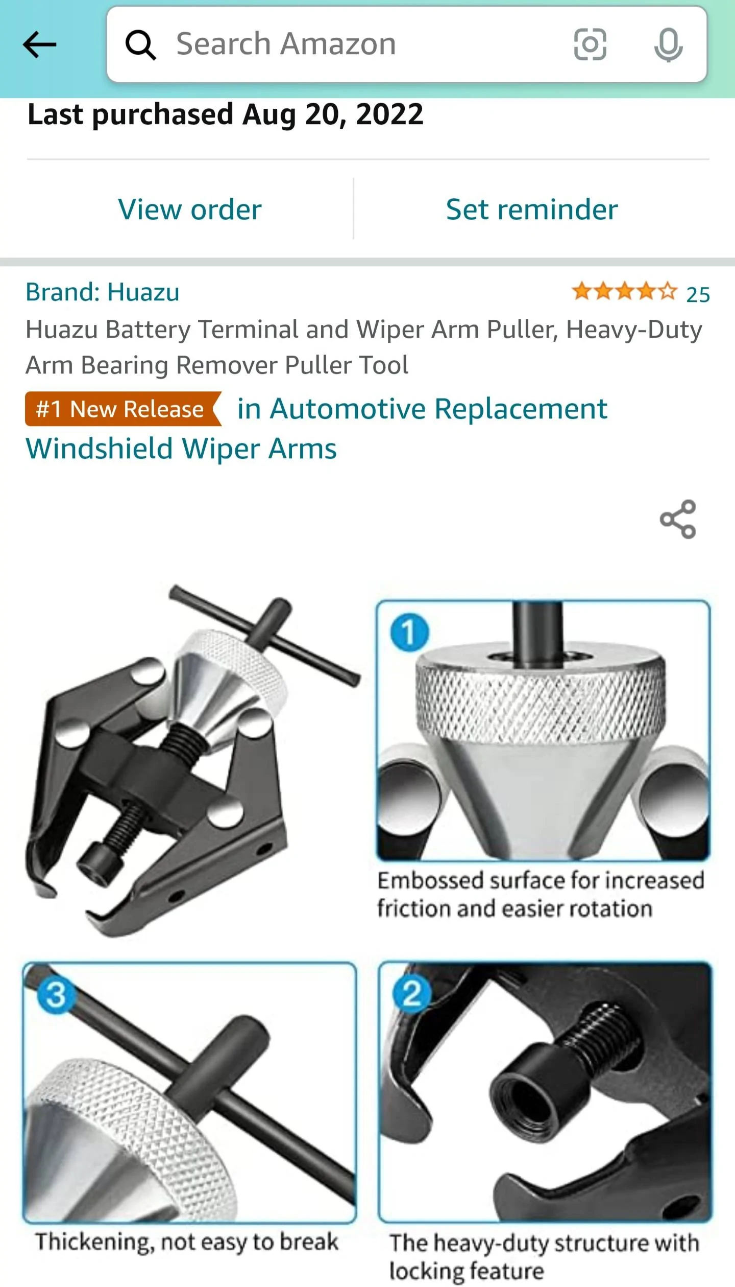 Jeep Wrangler JL My new wiper arm puller tool 20220827_123942