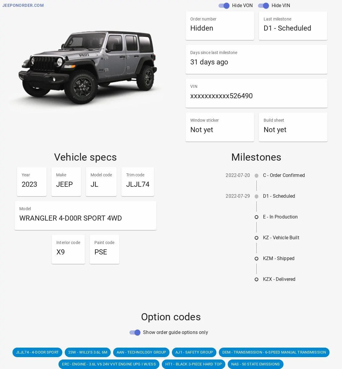 Jeep Wrangler JL 2023 Orders - Check in here 08D49A2B-D07B-433A-8D32-CD1A59A40107
